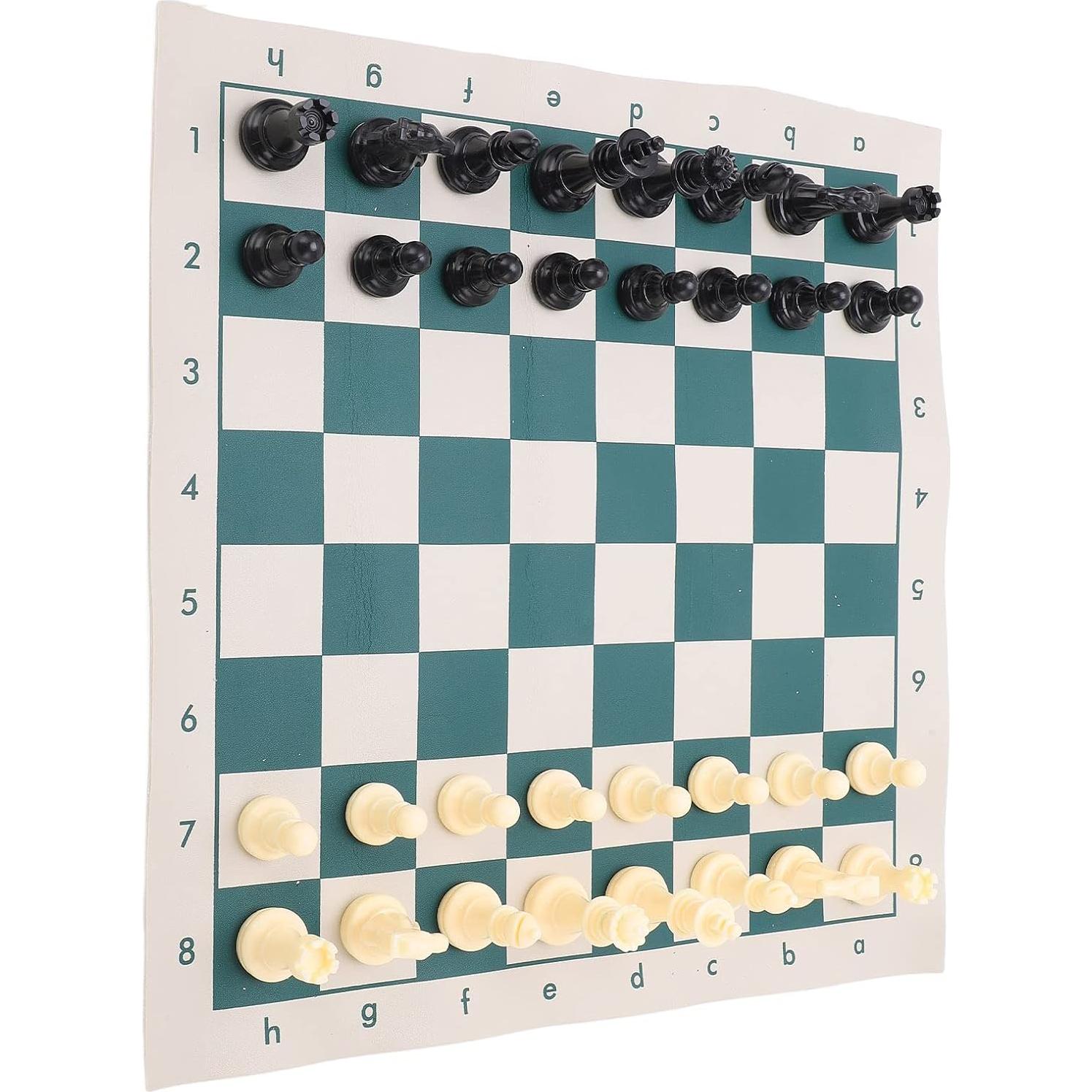 Juego de Ajedrez Portátil Plegable MUNEFE 34x34cm PVC