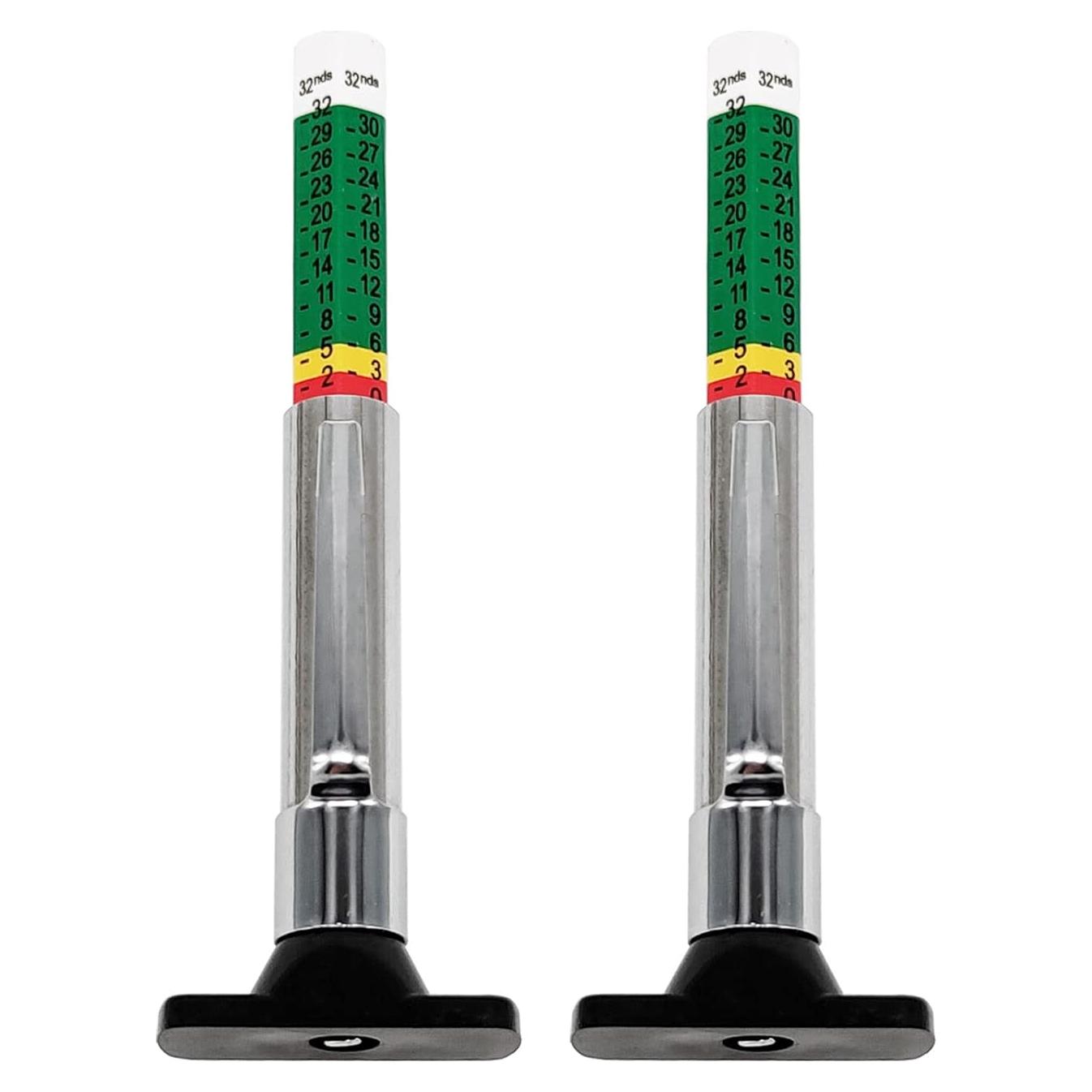 Calibrador de Profundidad de Banda de Neumático Newkita - Paquete de 2