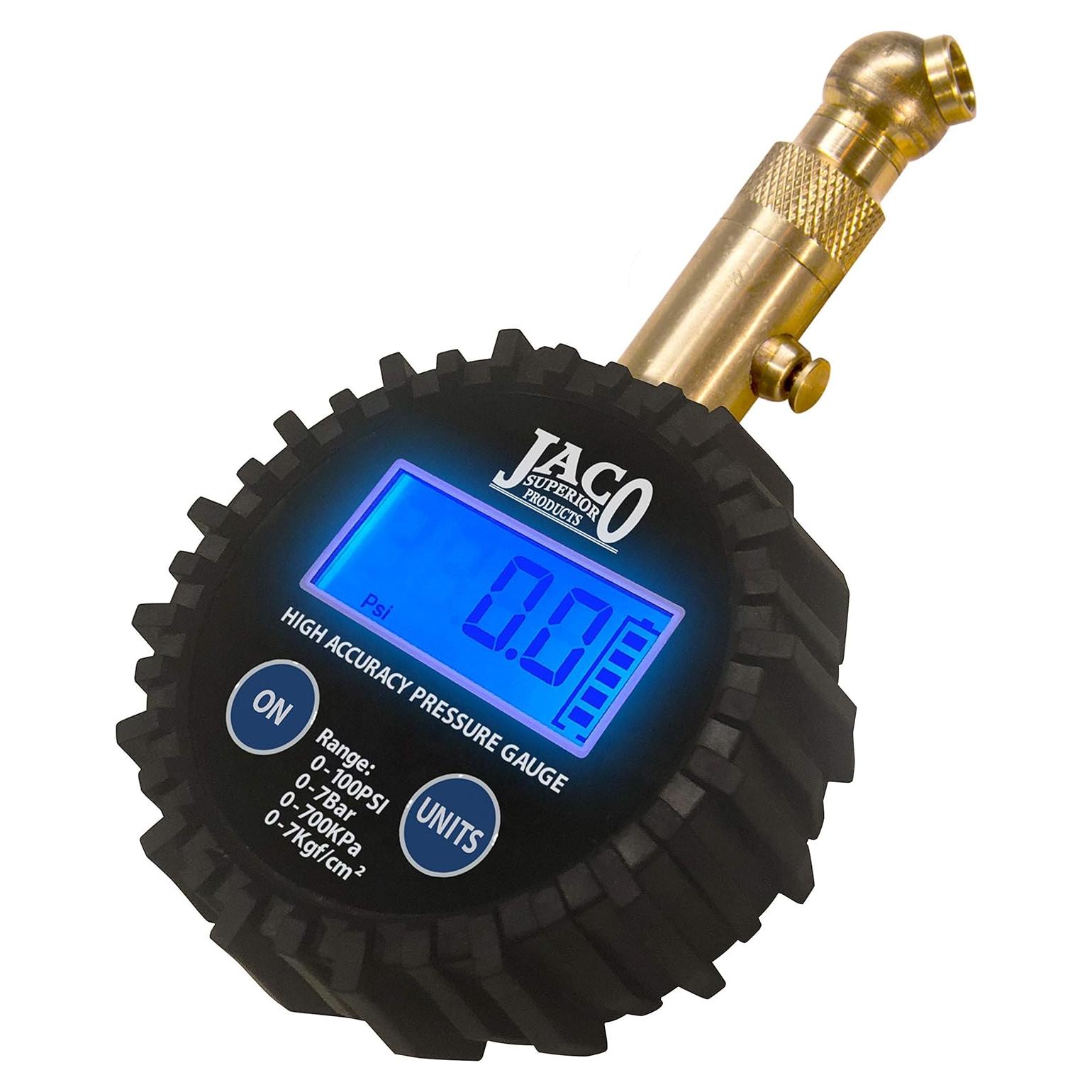 Medidor de Presión de Neumáticos Digital JACO Elite 0-7 Bar