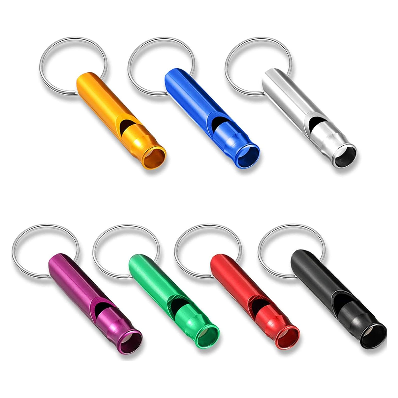 Silbatos de Emergencia Sumind 49 Piezas Aluminio 120 dB