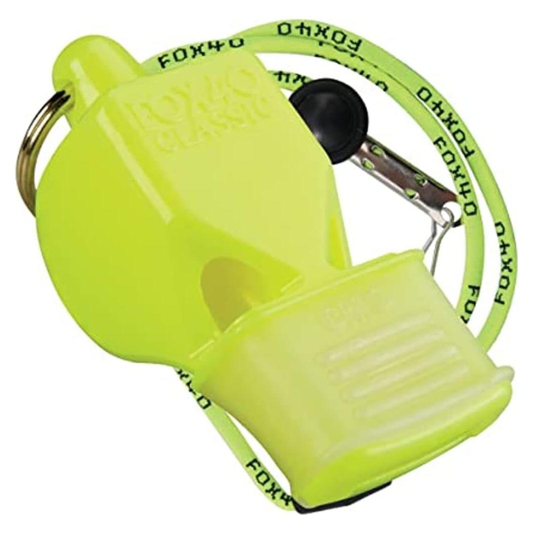 Silbato de Seguridad Fox 40 Classic CMG Neón 115dB