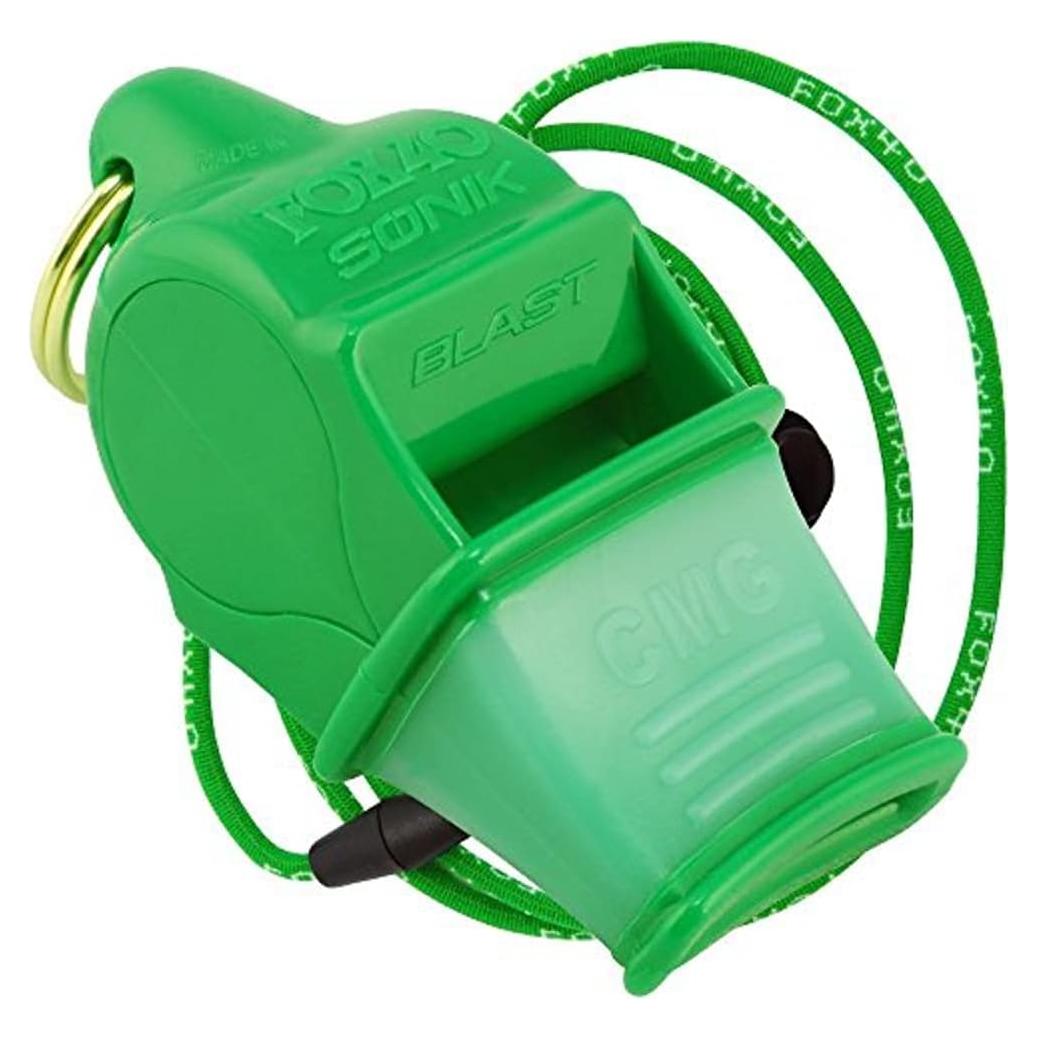 Silbato de Seguridad Fox 40 Sonik Blast CMG 120 dB Verde