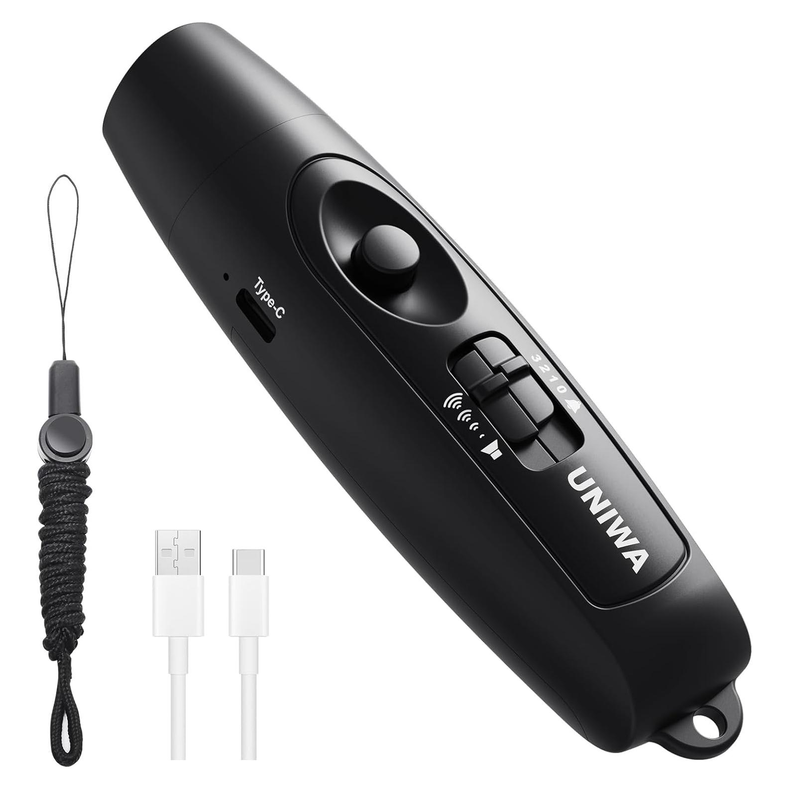 Silbato Electrónico UNIWA USB 3 Tonos para Árbitros y Seguridad