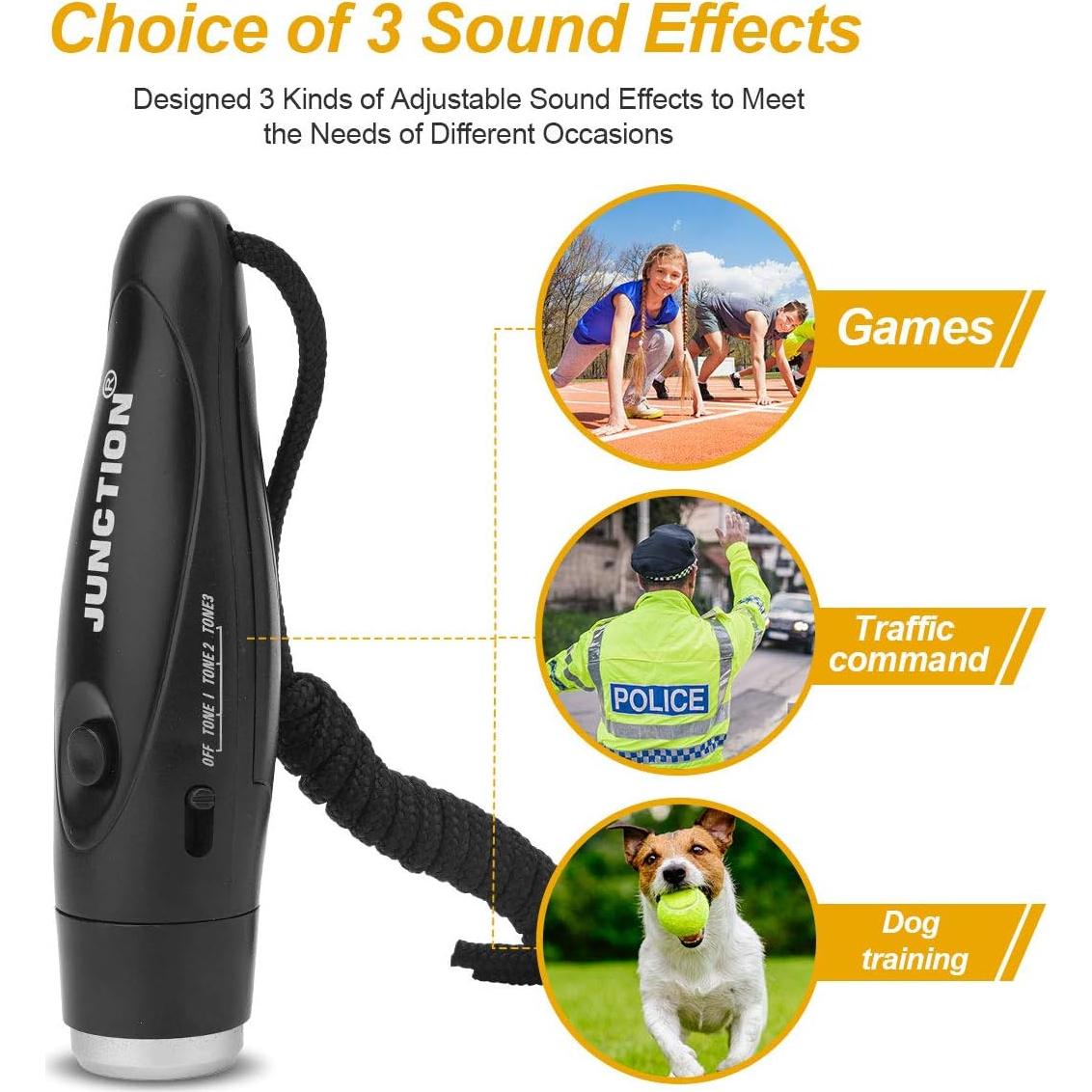 Silbato Electrónico UNIWA - Paquete de 3 Tonos Ajustables