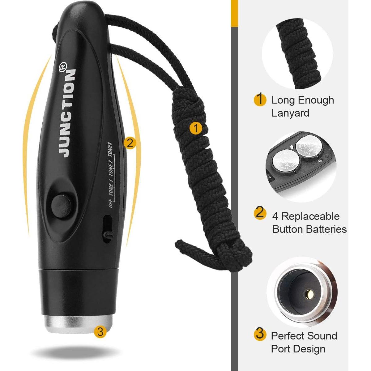 Silbato Electrónico UNIWA - Paquete de 3 Tonos Ajustables