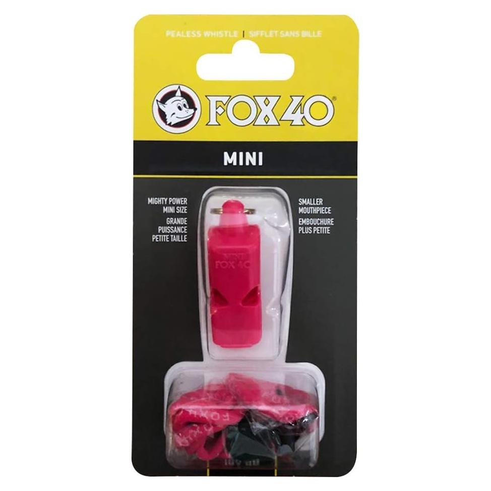 Silbato de Seguridad Fox 40 Mini Rosa 109 dB Compacto