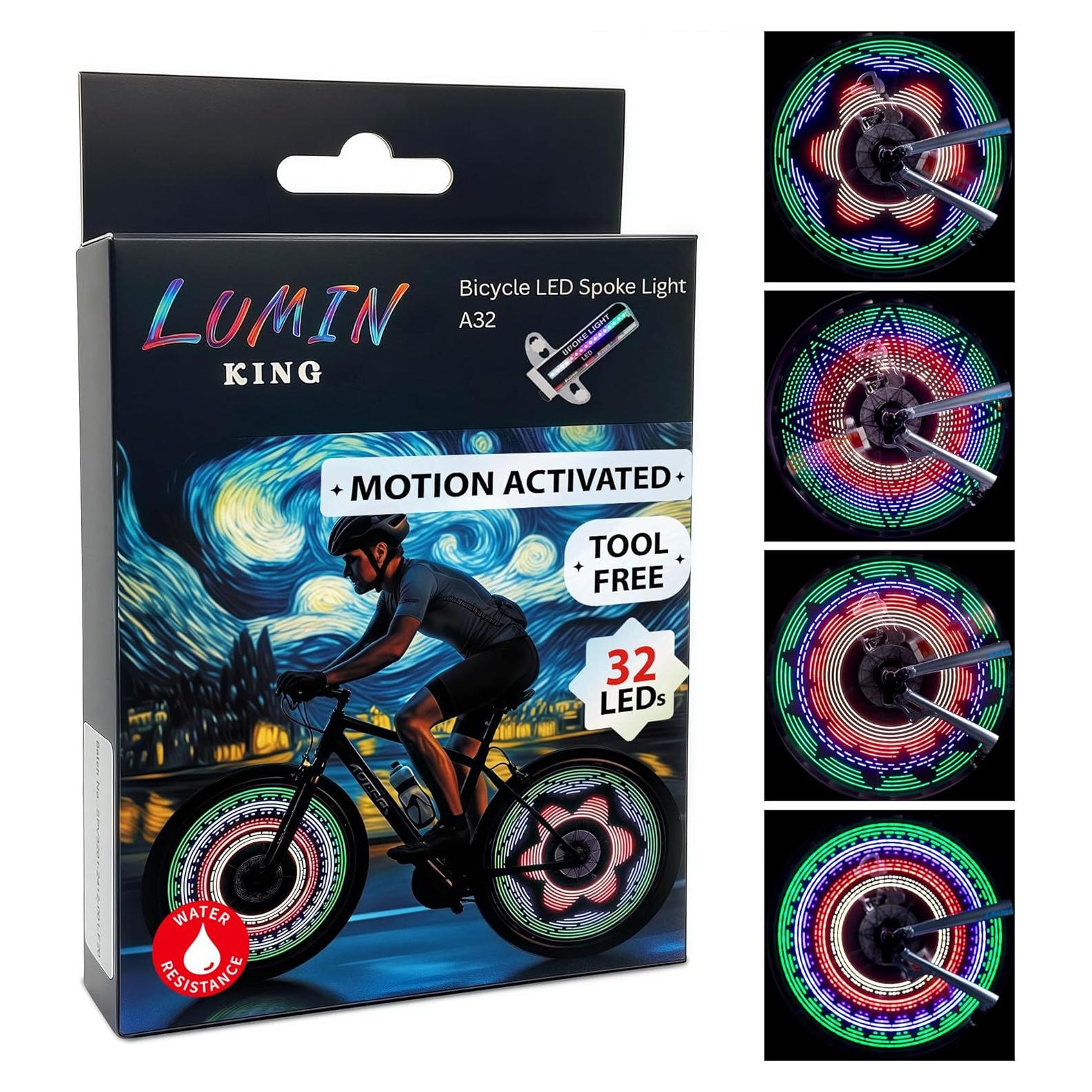 Luces de Radio LED LuminKing A07 - 32 LEDs, 30 Patrones, Impermeable