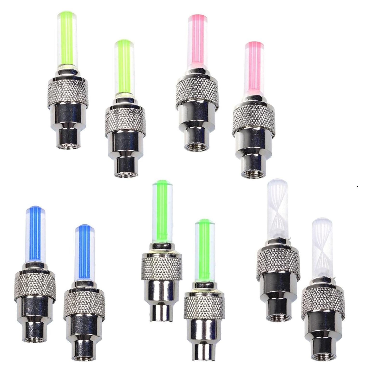 Dkiigame 10 Luces LED para Válvula de Bicicleta y Moto