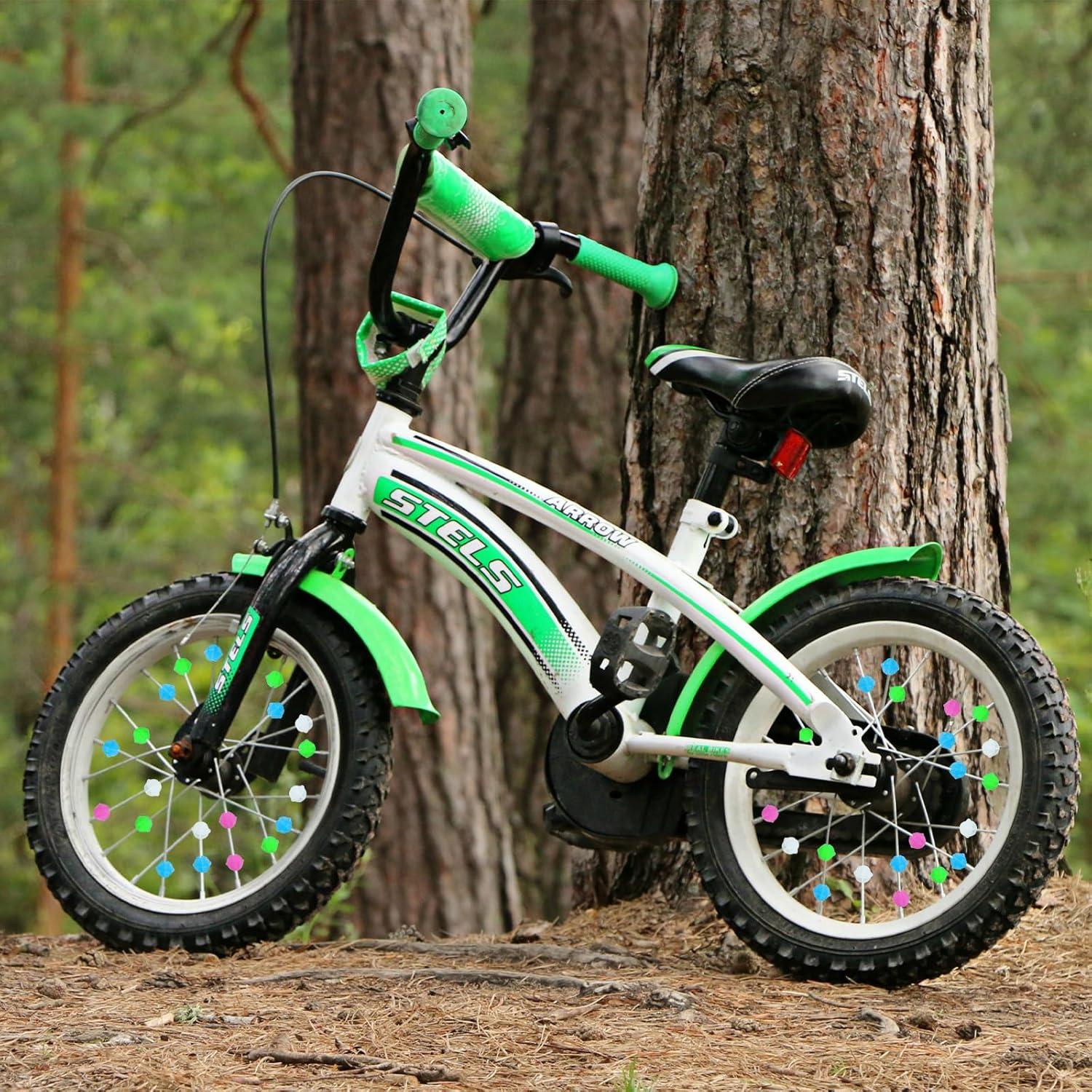 180 Perlas Coloridas para Radios de Bicicleta DENGXINWEI