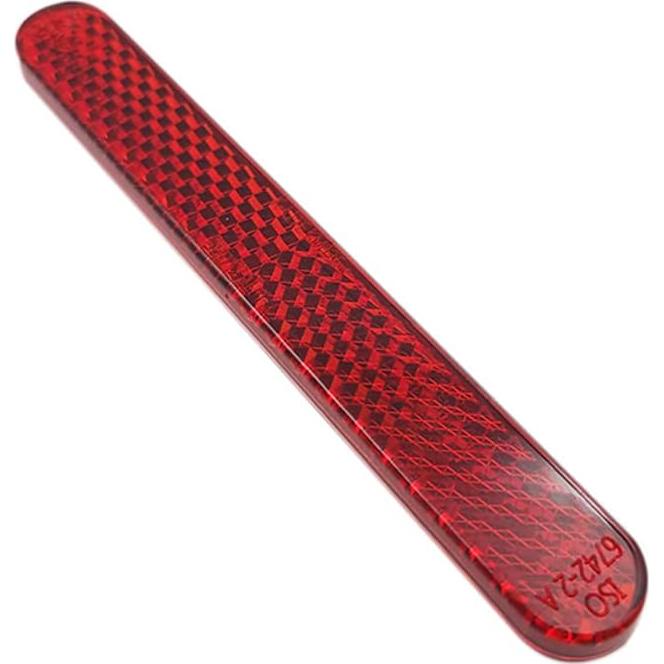 Reflectores Adhesivos Rojo BAR - Seguridad para Vehículos 2Pcs