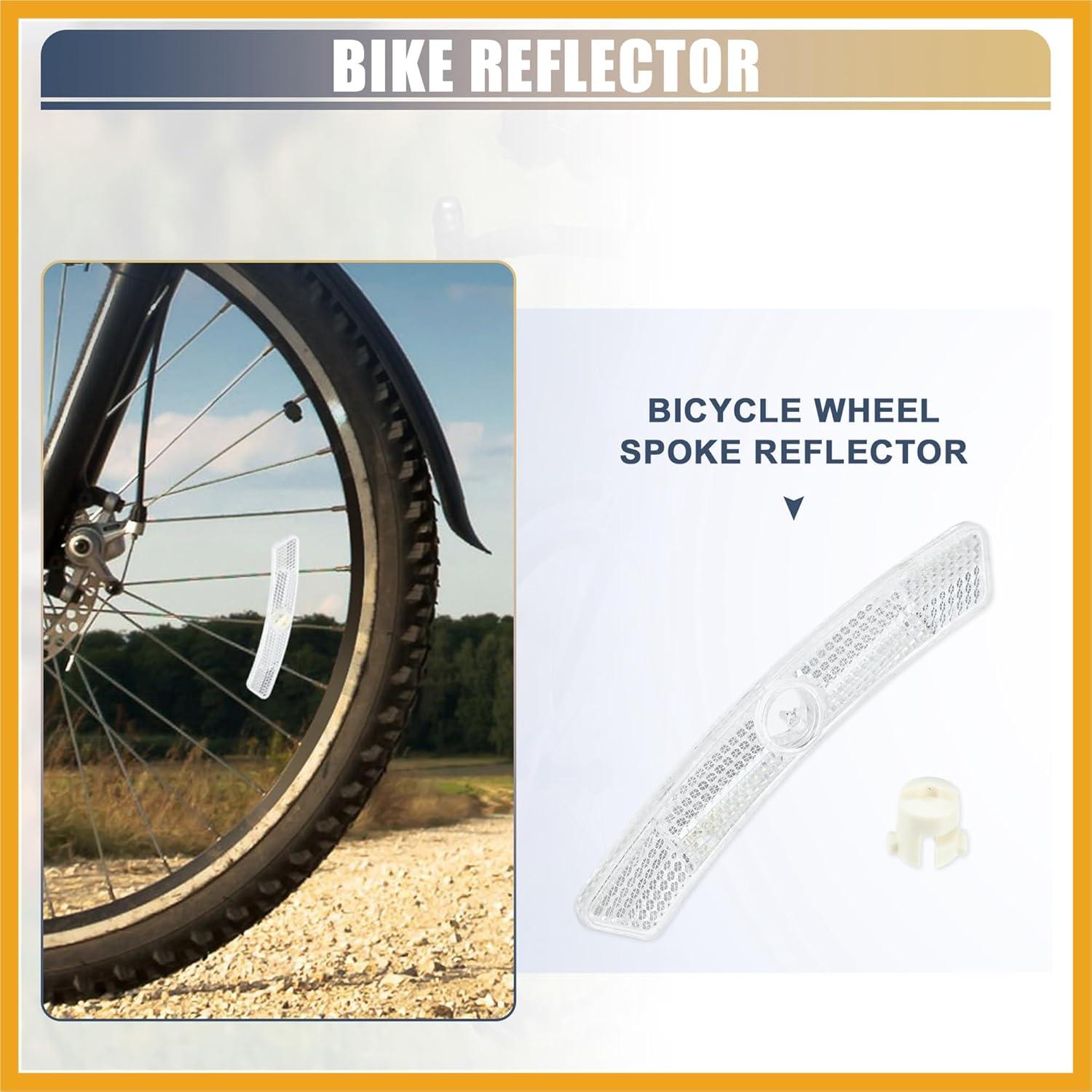Reflectores de Bicicleta Partuto 12.7cm Impermeables 1 Par