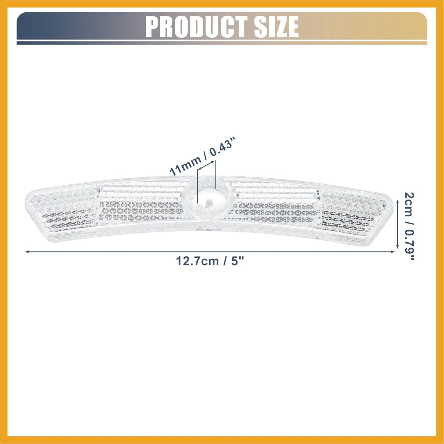 Reflectores de Bicicleta Partuto 12.7cm Impermeables 1 Par
