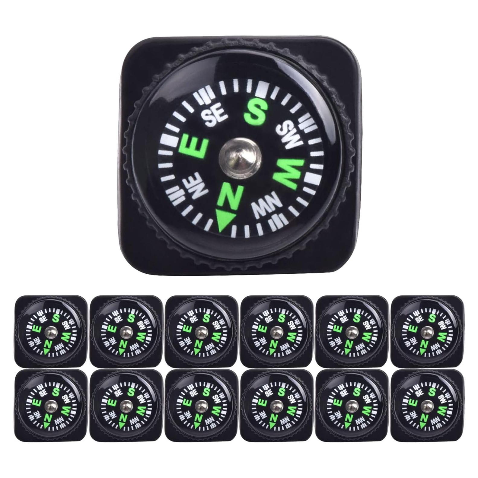 Brújula de Muñeca Mini 15pcs ZoloAJay para Supervivencia