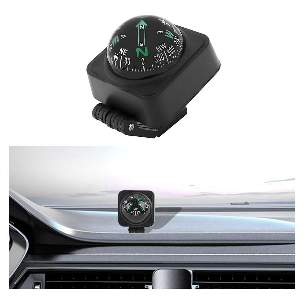 Brújula de Coche Mandark Ajustable para Tablero 6.7cm