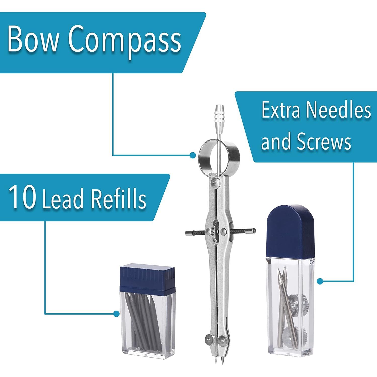 Compás Profesional Mr. Pen GS01 de Metal para Geometría