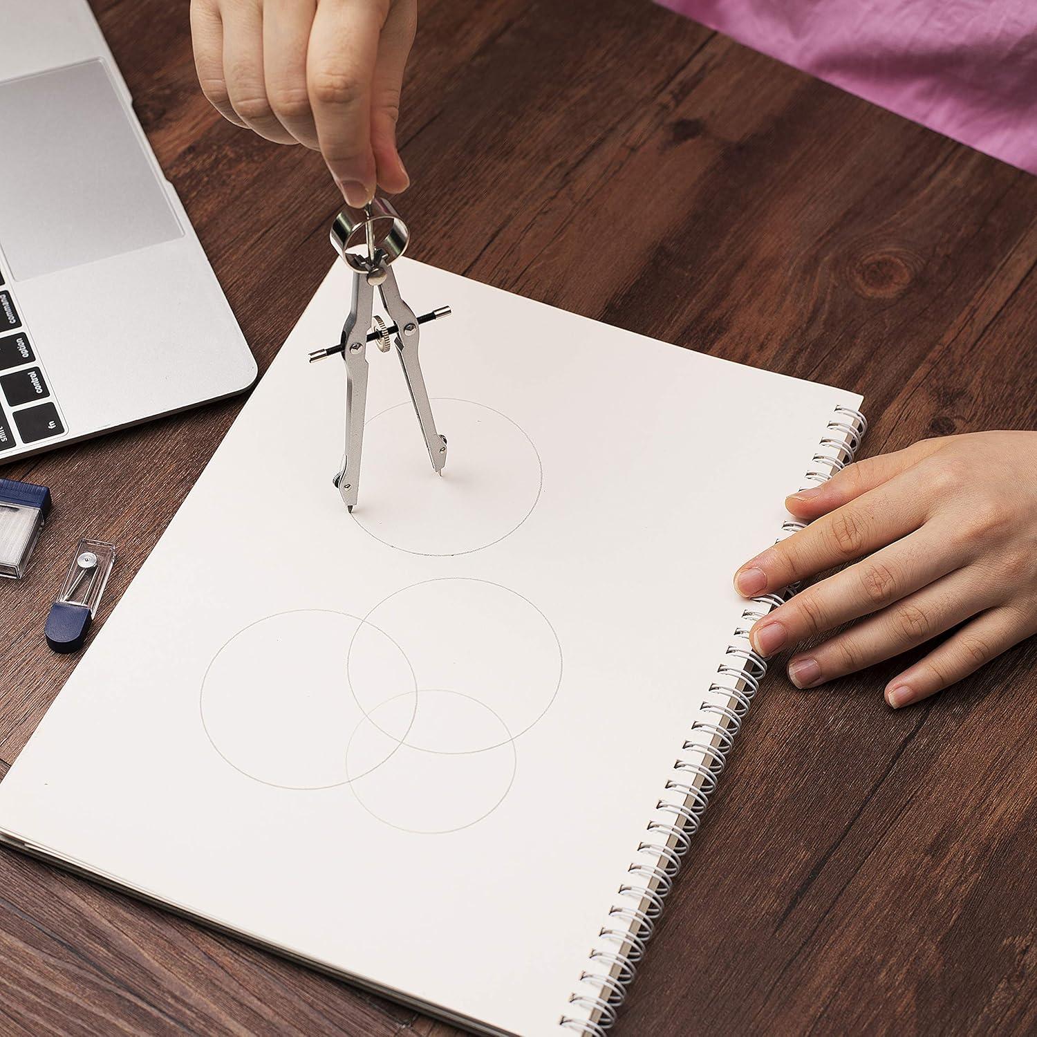 Compás Profesional Mr. Pen GS01 de Metal para Geometría