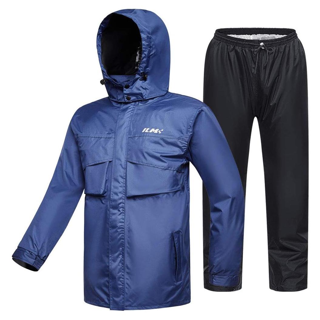 Traje de Lluvia ILM RS02 para Motocicleta Hombre Impermeable