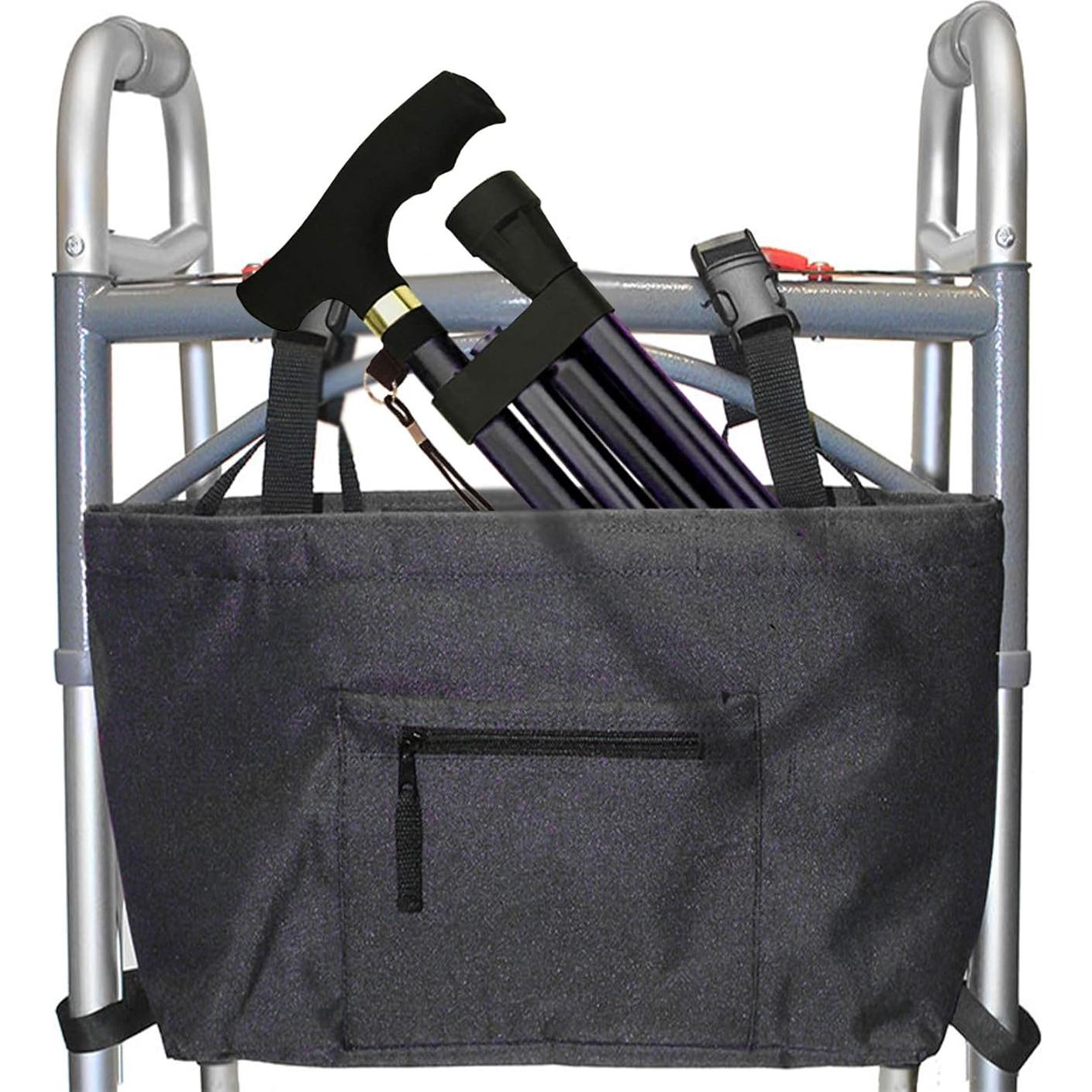 Bastón Plegable RMS Ajustable 86-97 cm Aluminio Negro