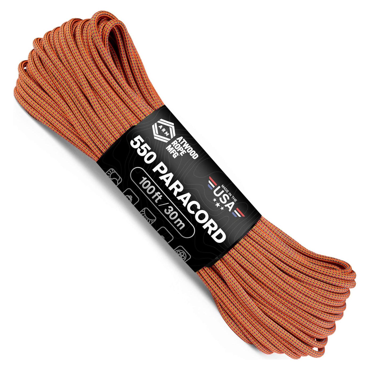 Cuerda Paracord 550 Atwood Rope MFG 30.48m Nylon Dragón Marino