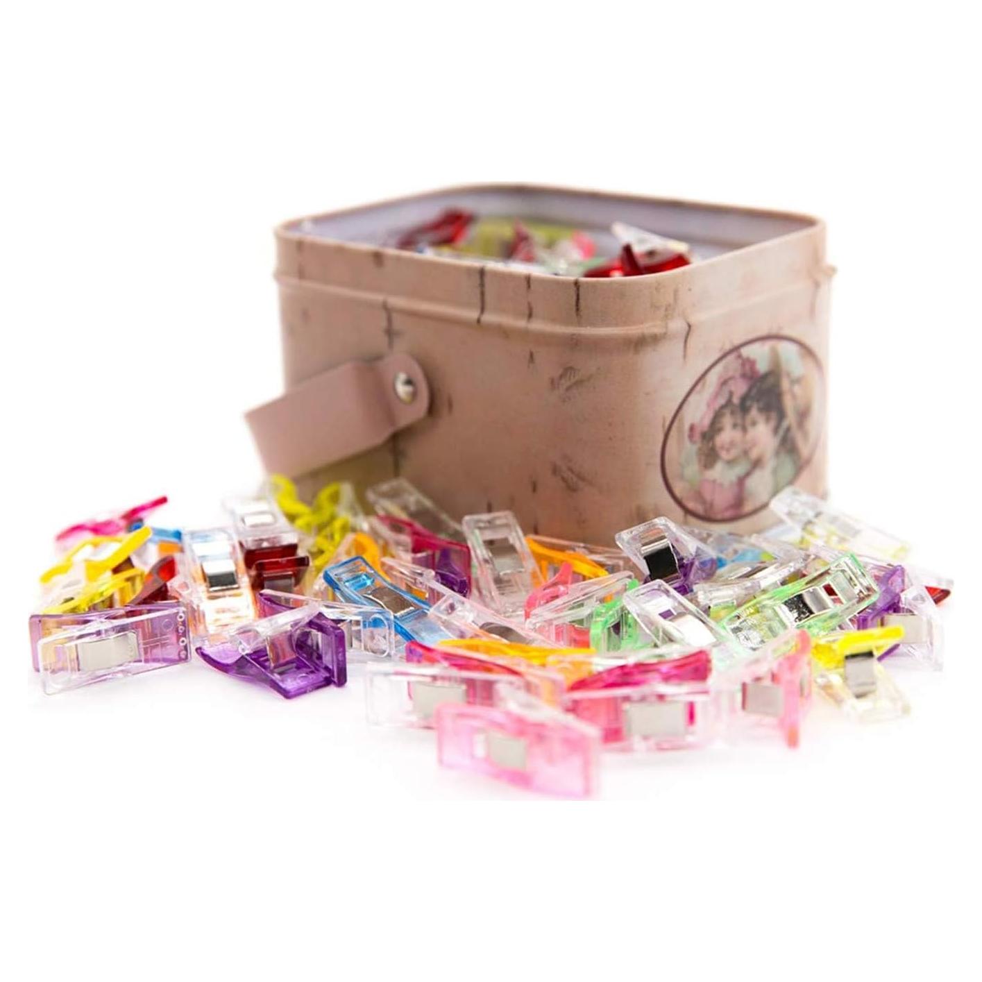 Clips de Costura GDMINLO 100 Pcs Multicolor para Manualidades