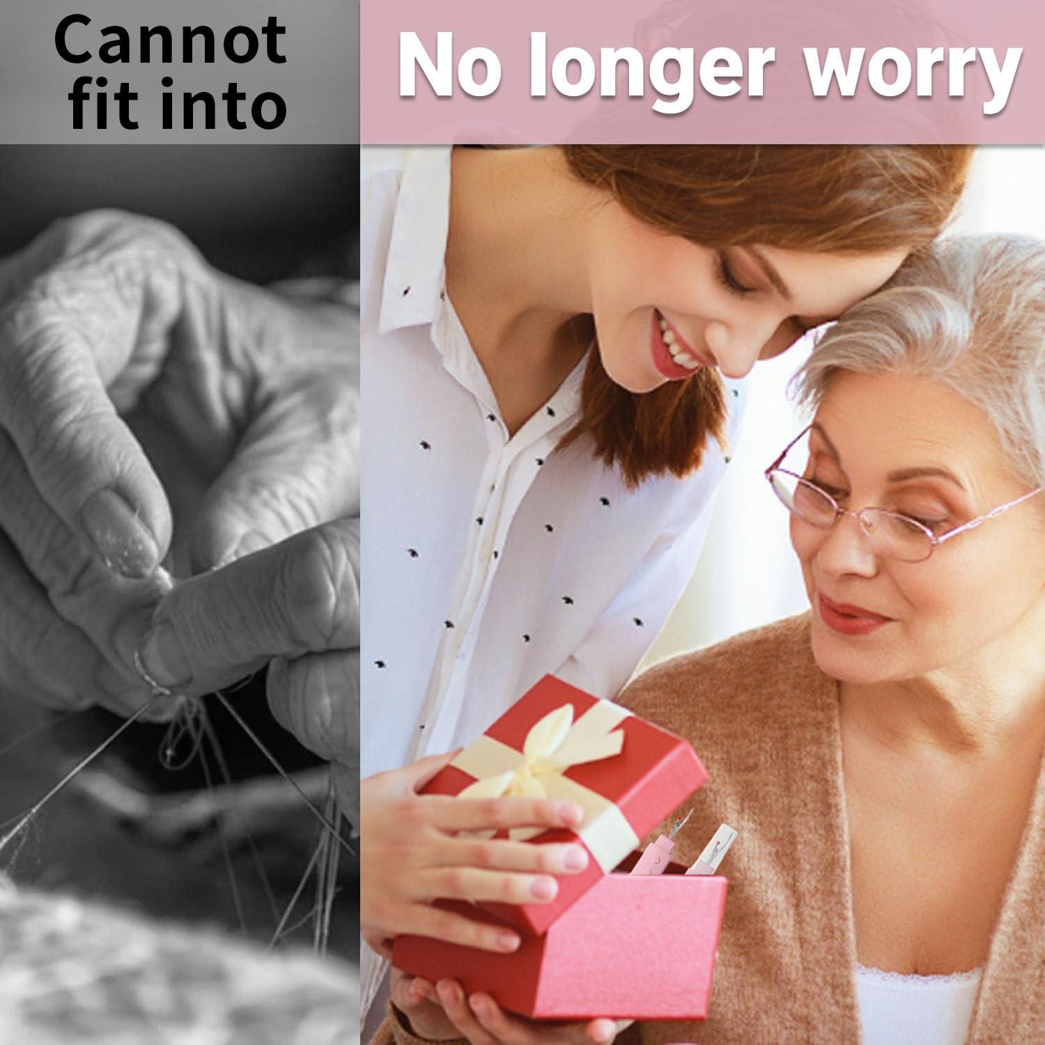 Enhebrador de Agujas y Desgarrador 2 en 1 Qiifaiikooii - Paquete de 4