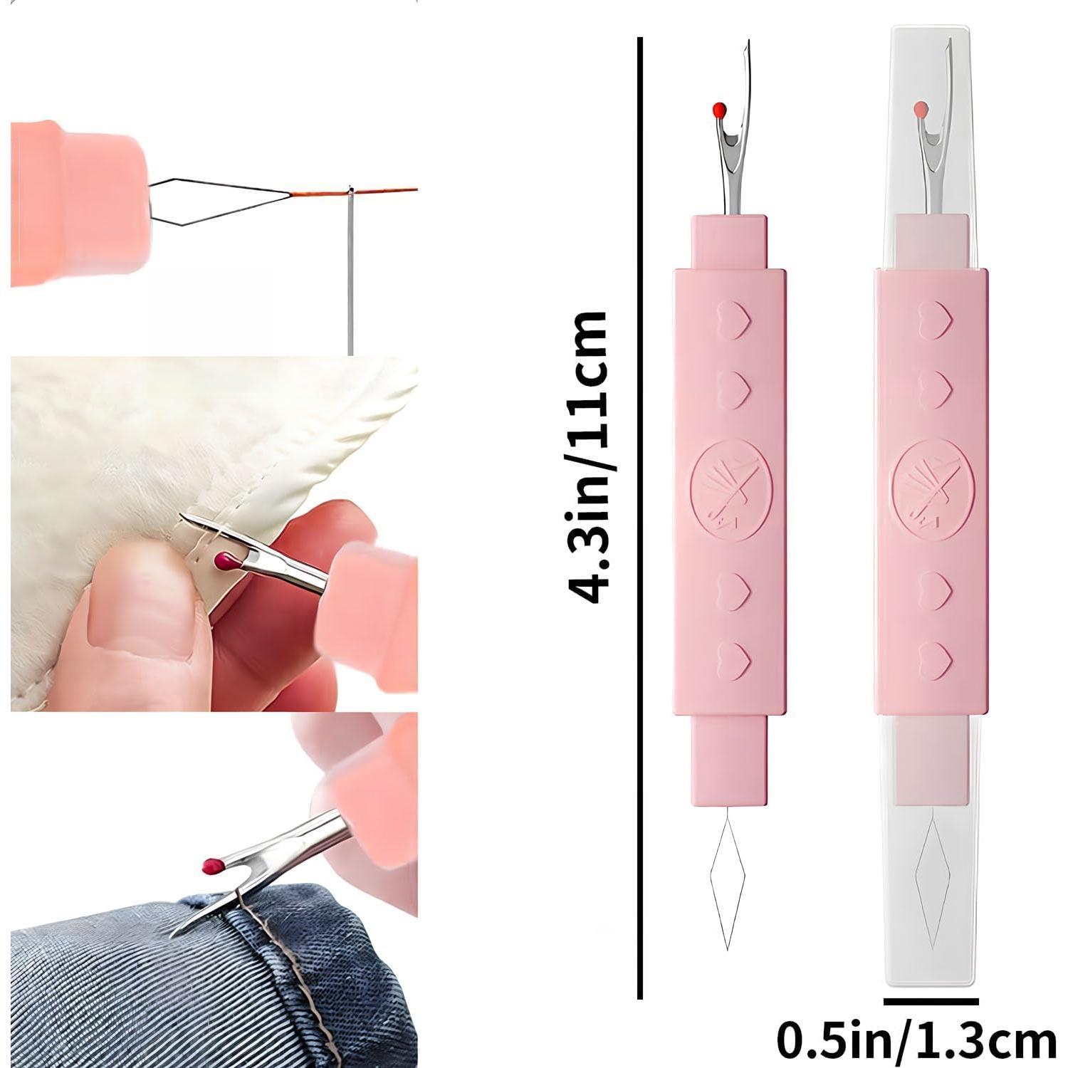 Enhebrador de Agujas y Desgarrador 2 en 1 Qiifaiikooii - Paquete de 4