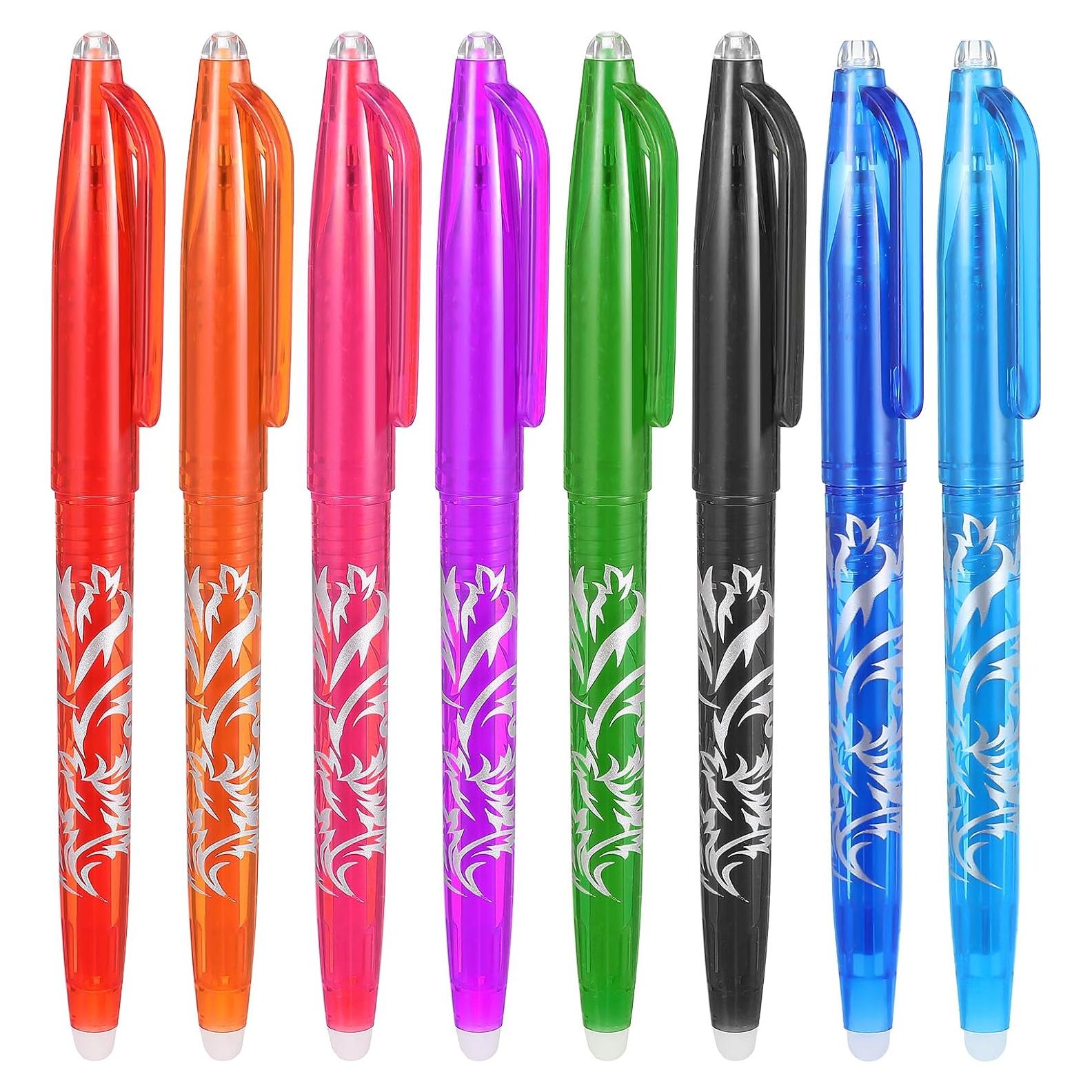 8 Bolígrafos Borrables por Calor Hpmjz para Tela 0.5mm