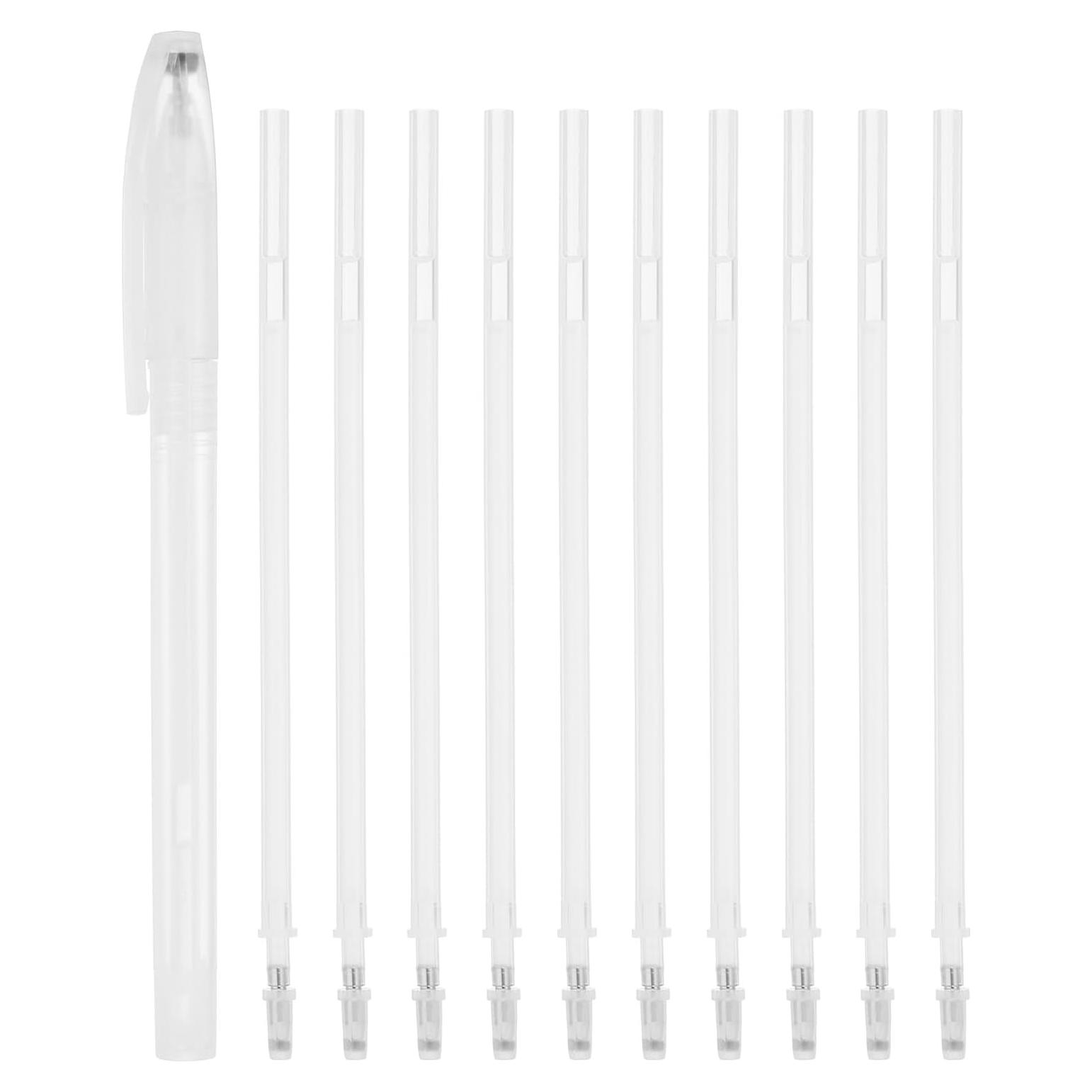 Recargas de Bolígrafos Borrables PATIKIL 10 Pcs Tinta Blanca 1mm