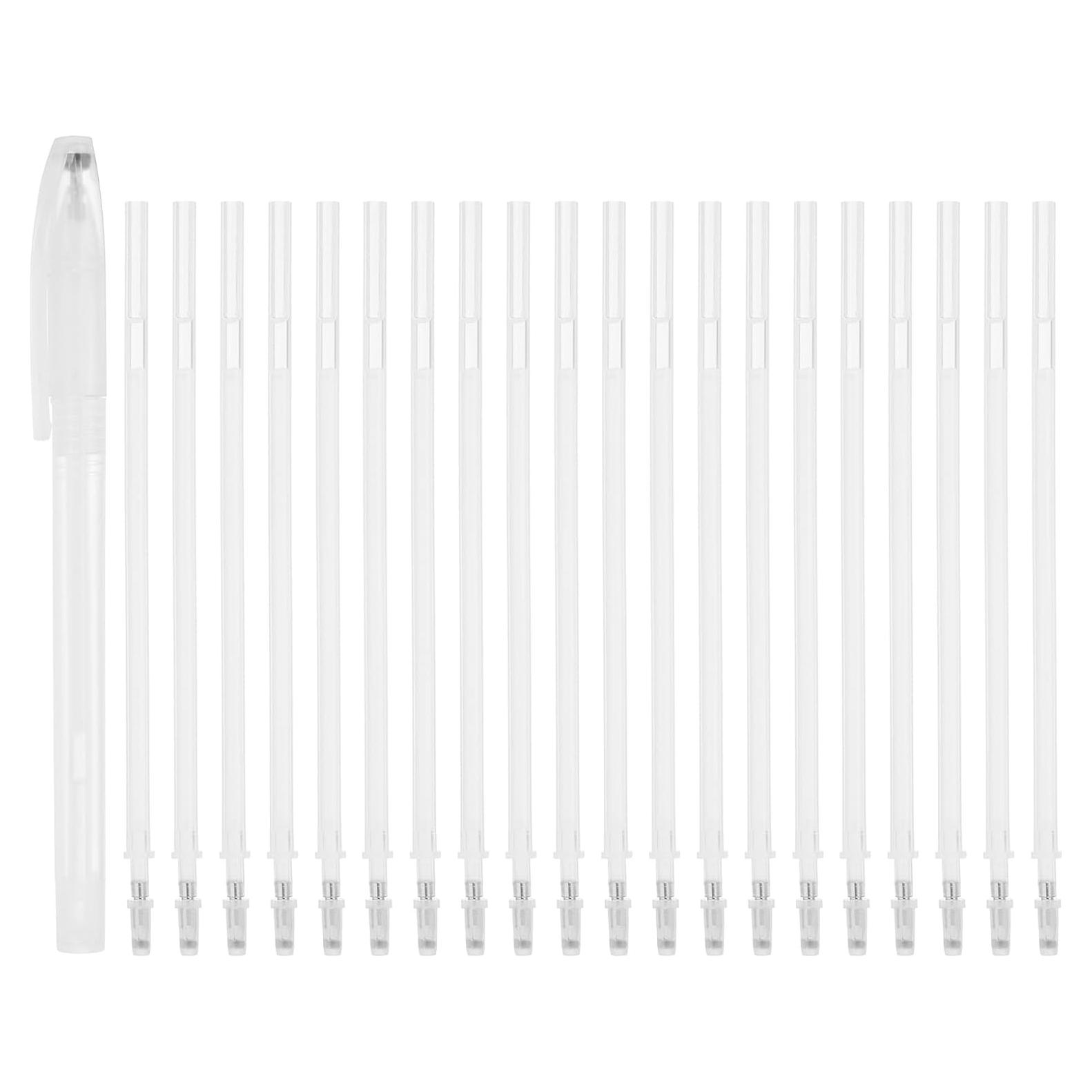 Recargas de Bolígrafos Borrables PATIKIL 20 Pcs 1mm Tinta Blanca