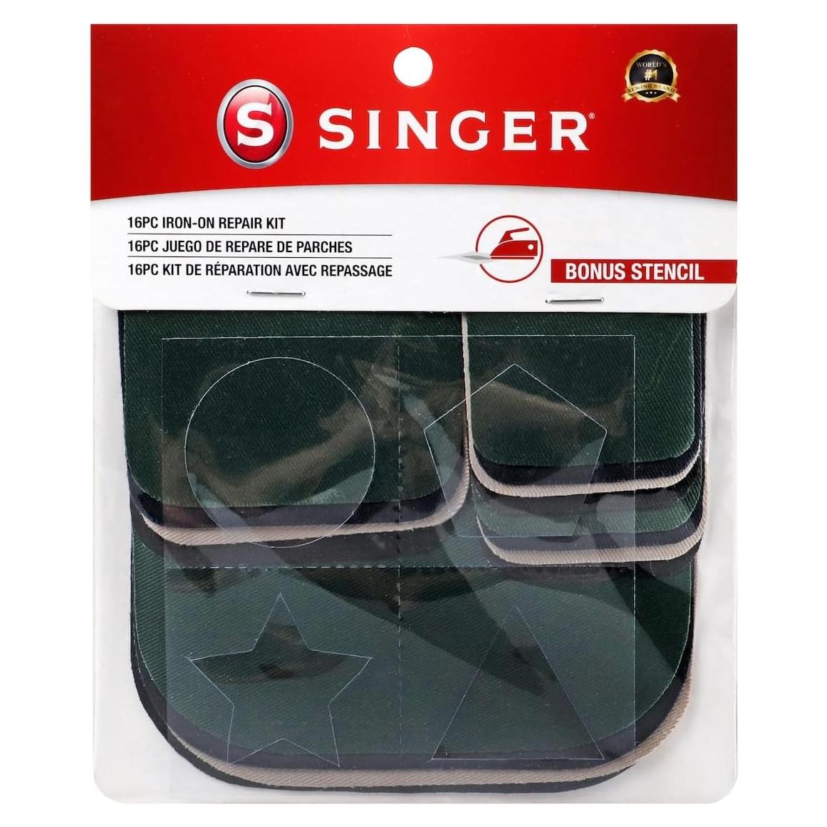 Kit de Reparación Termoadhesivo SINGER - 16 Parches Twill