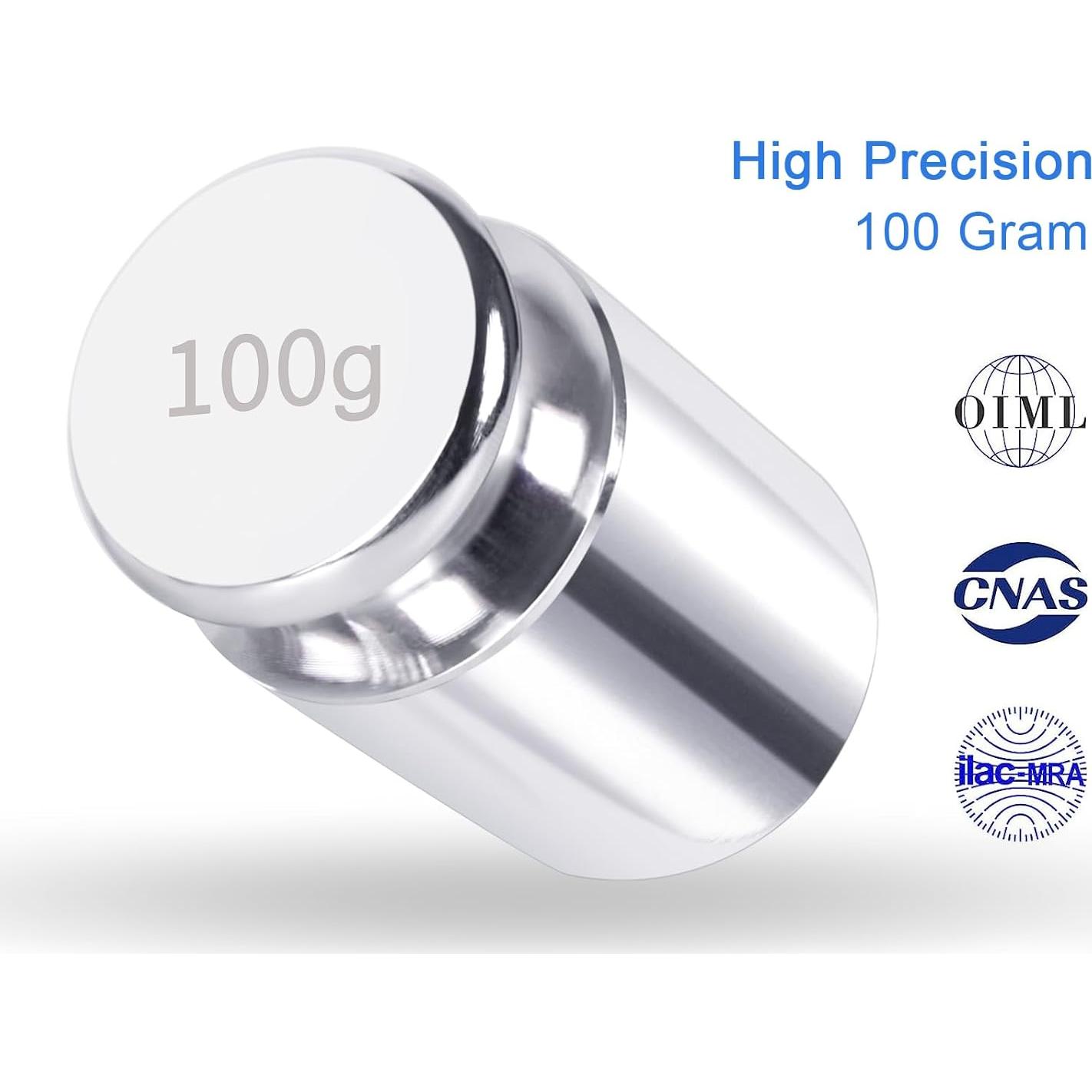 Pesas de Calibración QP 100 Gramos OIML Clase M1 Acero Inoxidable