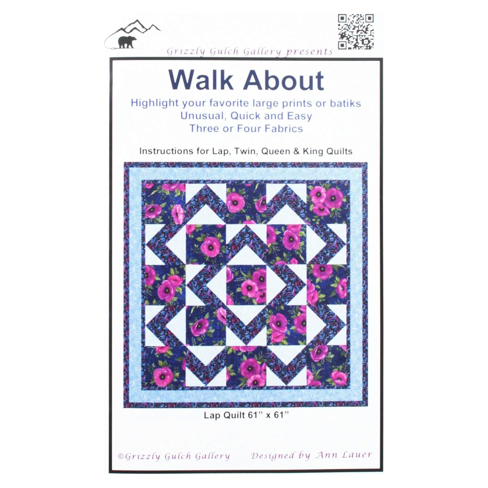 Patrón Paseo Grizzly Gulch Gallery - Quilt 155x155cm