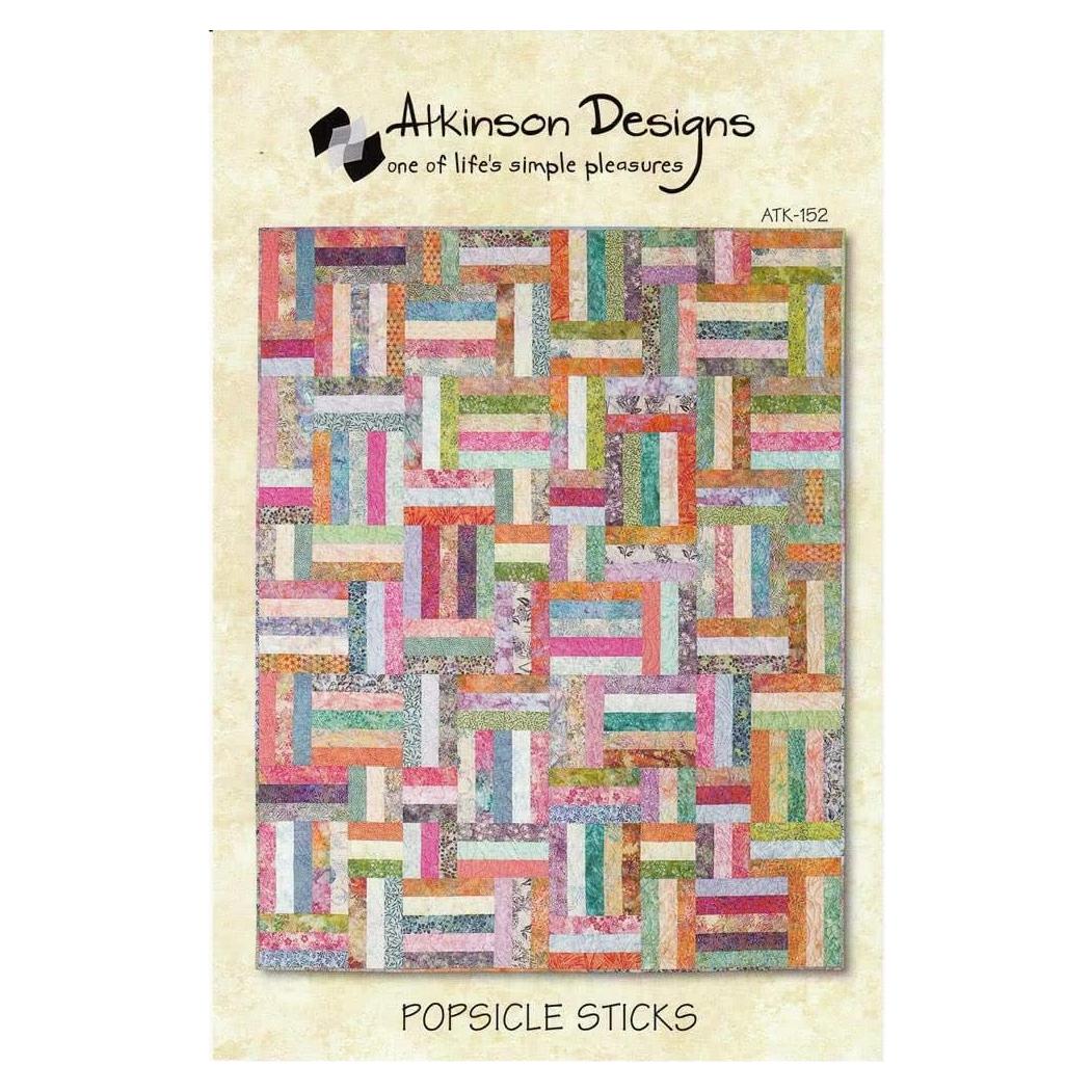 Patrón de colcha de rollo de gelatina Atkinson - 5 tamaños