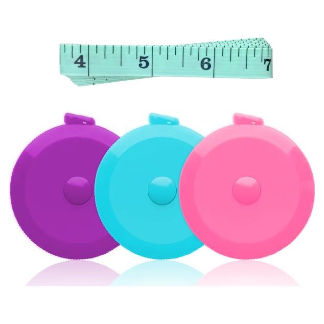 Paquete de 3 Cintas Métricas Retráctiles 1.5m GDMINLO