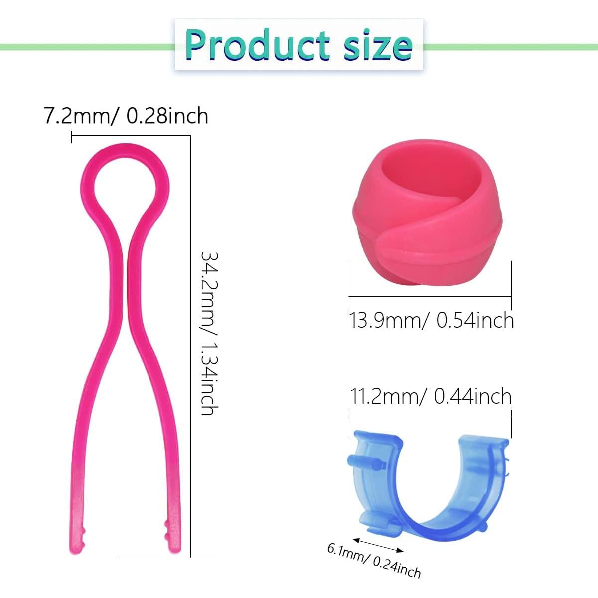 142 Piezas Clips Organizadores de Hilo Renashed - Silicona y Plástico