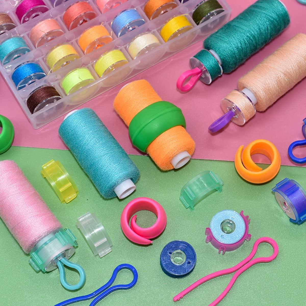 142 Piezas Clips Organizadores de Hilo Renashed - Silicona y Plástico