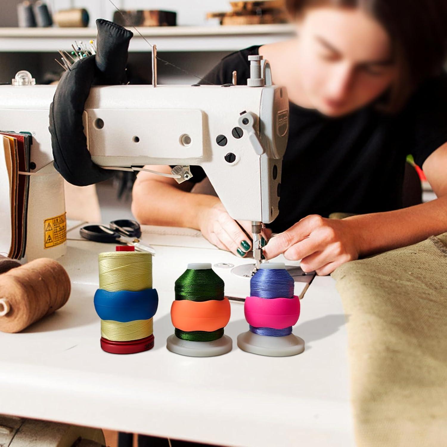 Simthread 100pcs Sujetadores de Bobinas de Hilo Mejorados