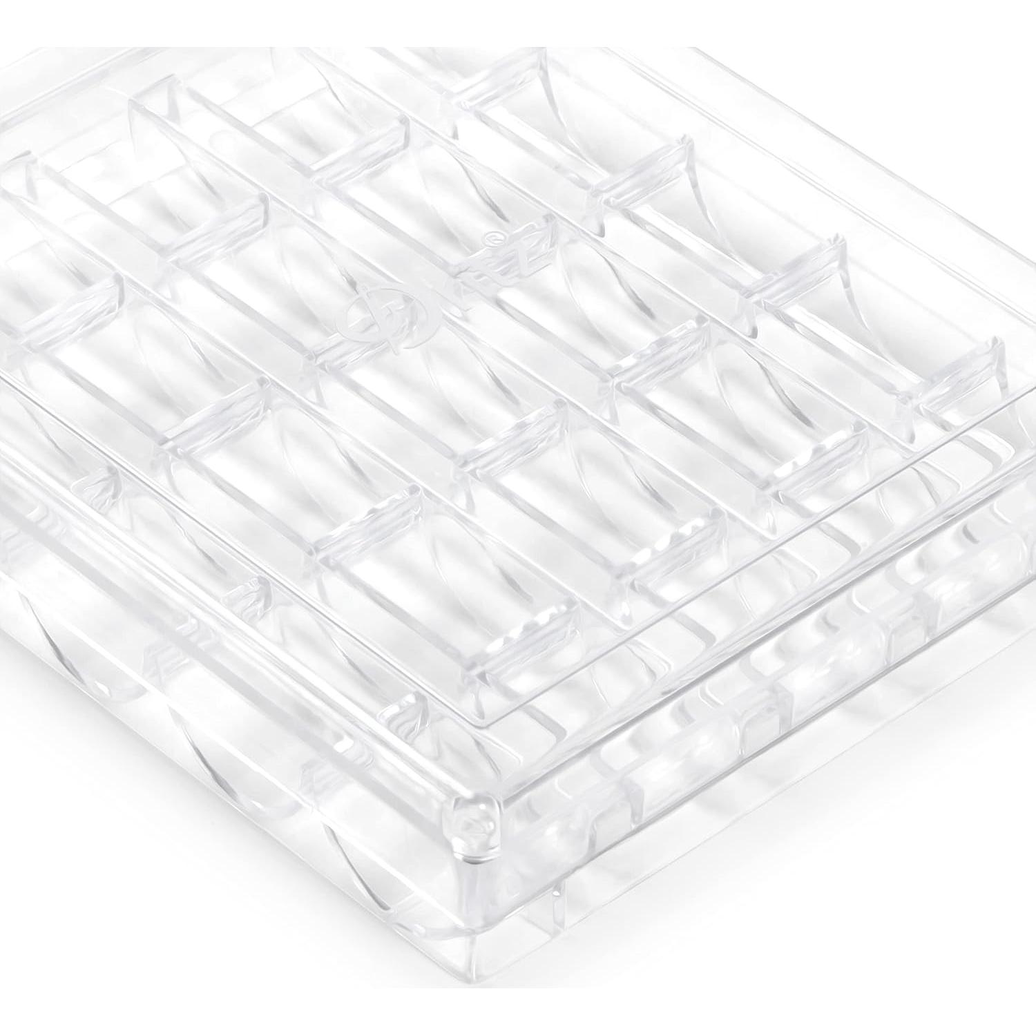 Caja de Bobinas Dritz 507 para 25 Bobinas - Plástico Transparente