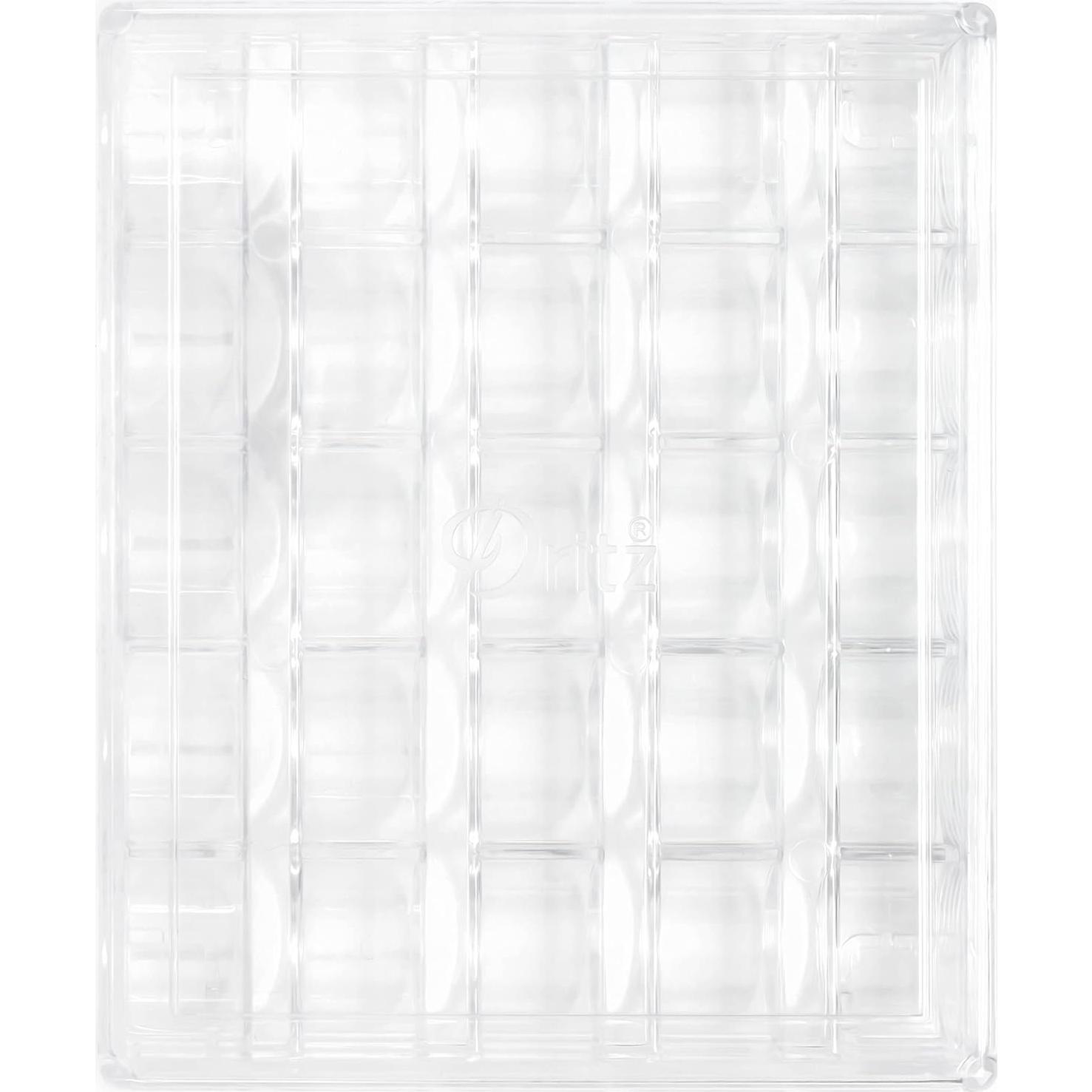 Caja de Bobinas Dritz 507 para 25 Bobinas - Plástico Transparente