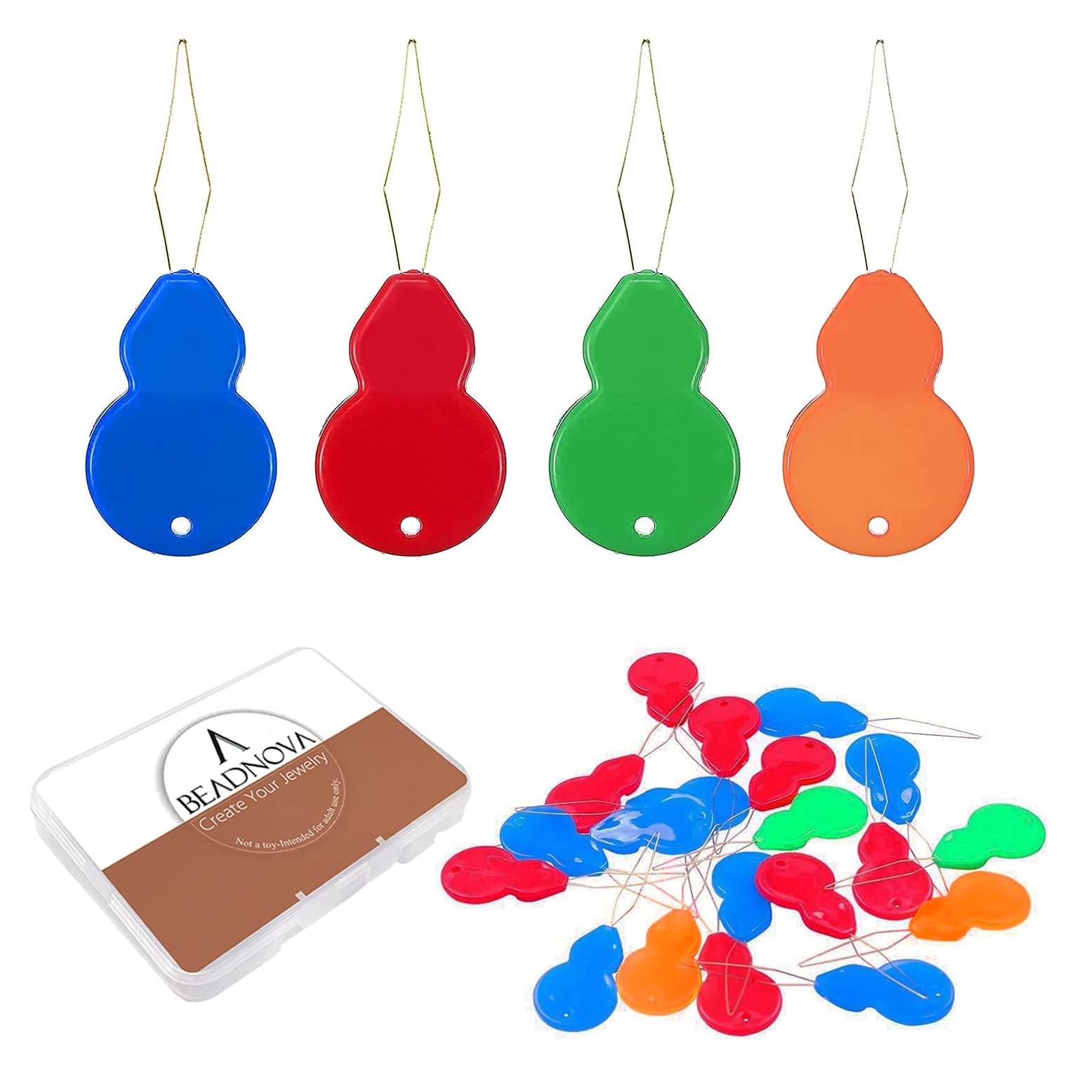 Enhebradores de Agujas BEADNOVA 20pcs Plástico Colores Mezclados