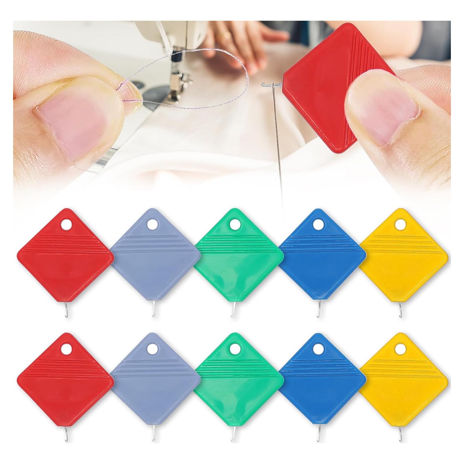 10 Piezas Enhebrador Automático de Agujas Heqxwl - Fácil Uso