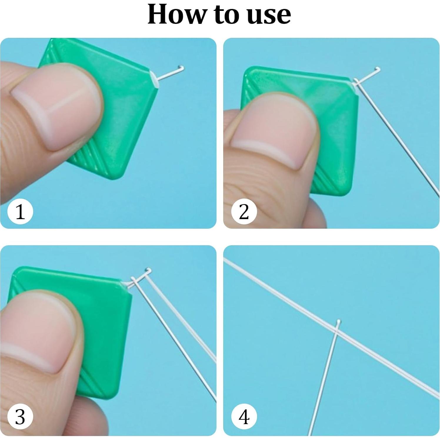 10 Piezas Enhebrador Automático de Agujas Heqxwl - Fácil Uso
