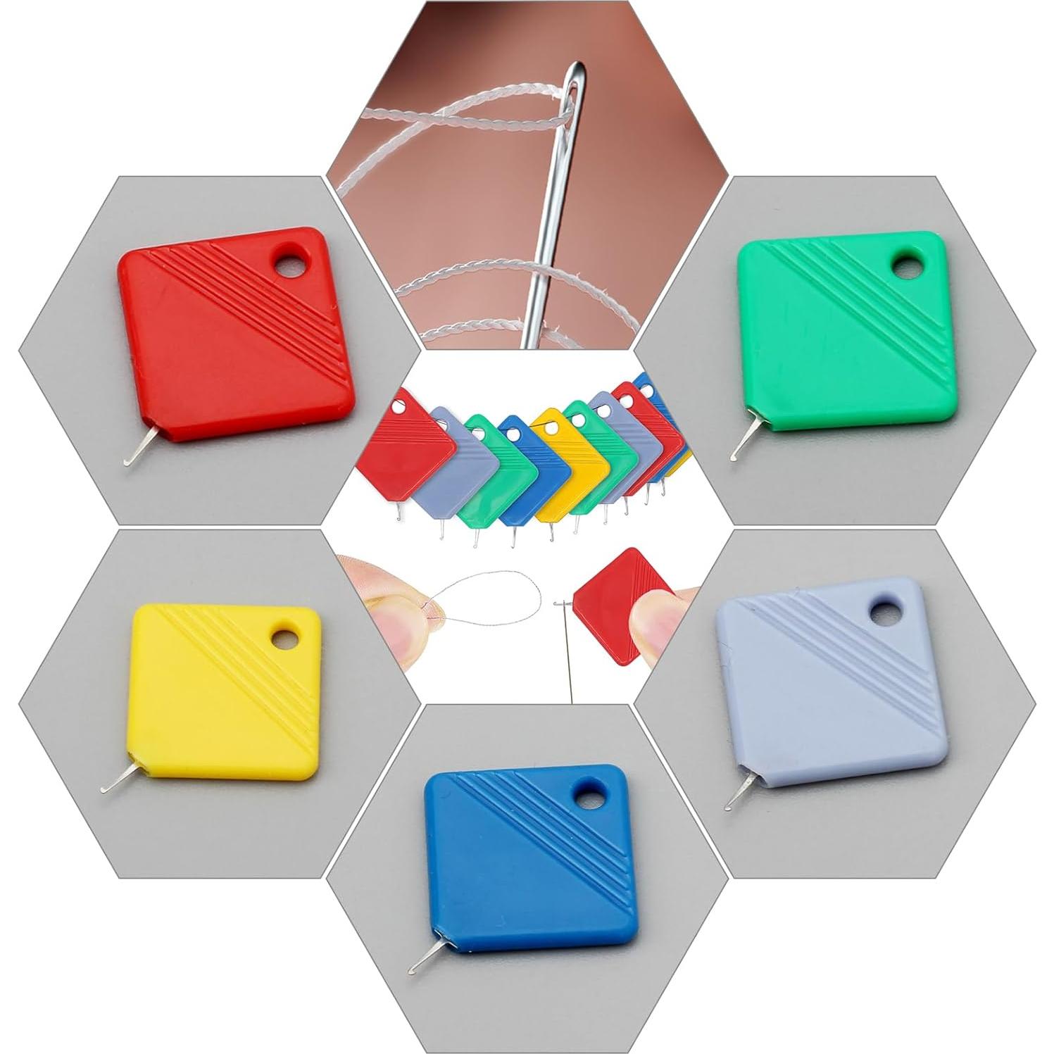 10 Piezas Enhebrador Automático de Agujas Heqxwl - Fácil Uso