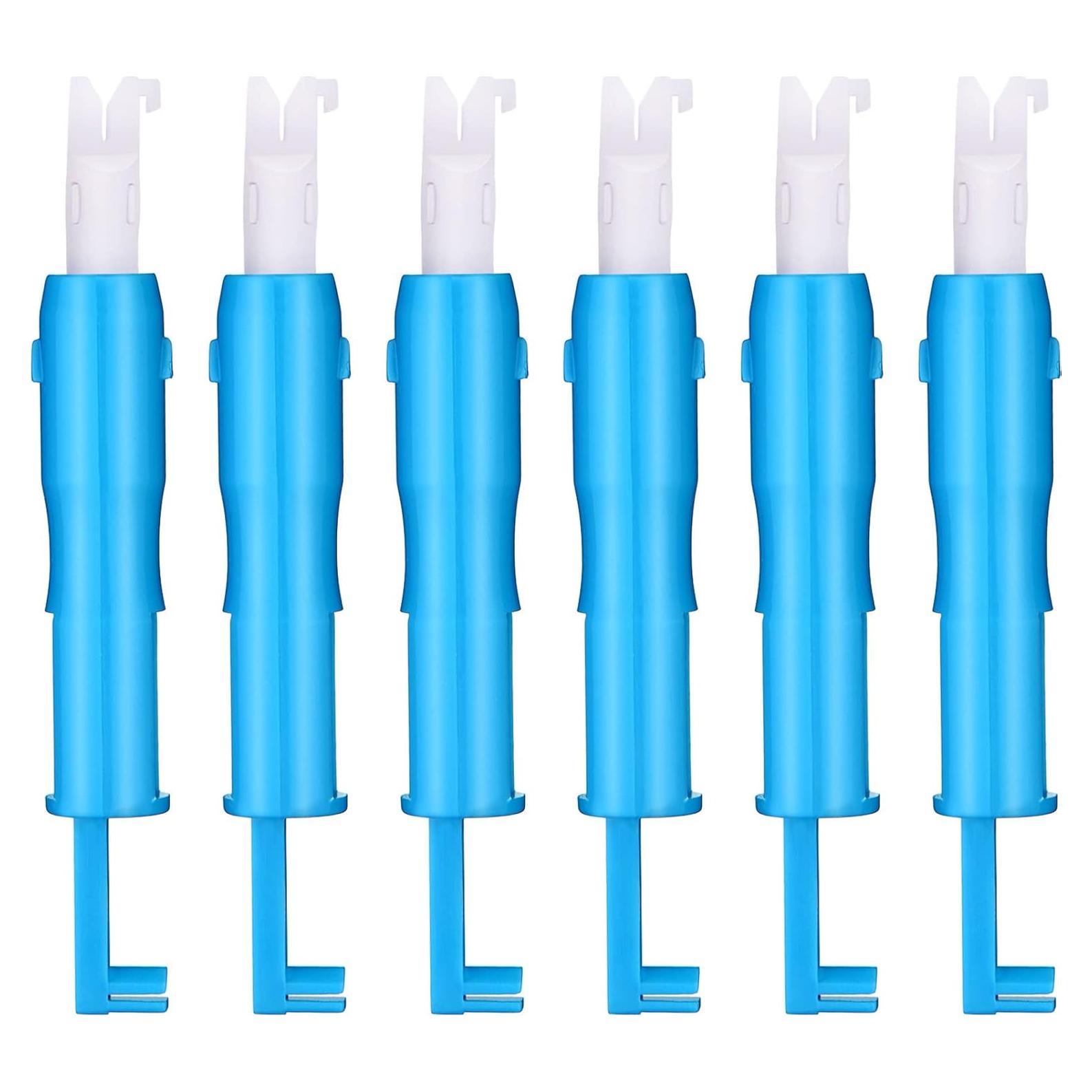 Enhebrador Automático de Agujas Hicarer - 6 Pcs, Herramienta para Máquina de Coser
