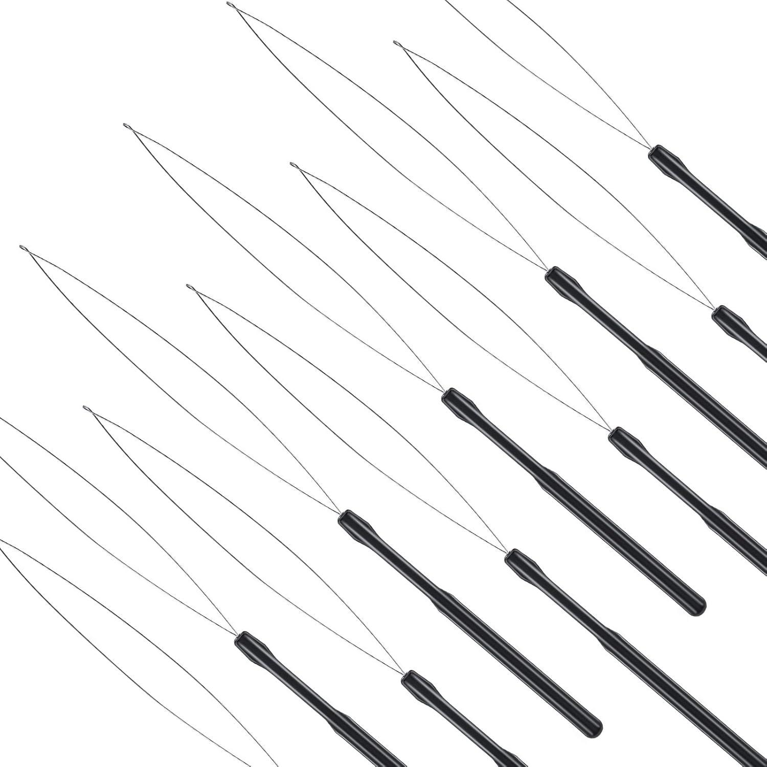 Kit de 10 Agujas de Bucle para Extensiones de Cabello Zonon