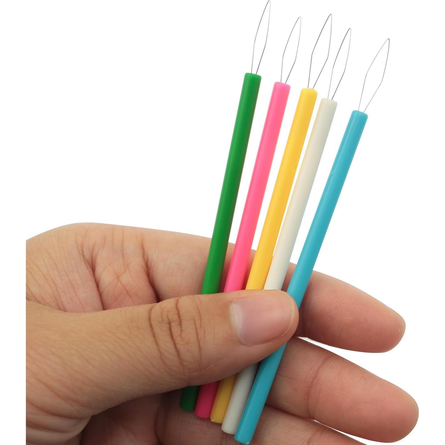 Enhebrador de Aguja Cilíndrico Multicolor Yyangz - 20 Pcs