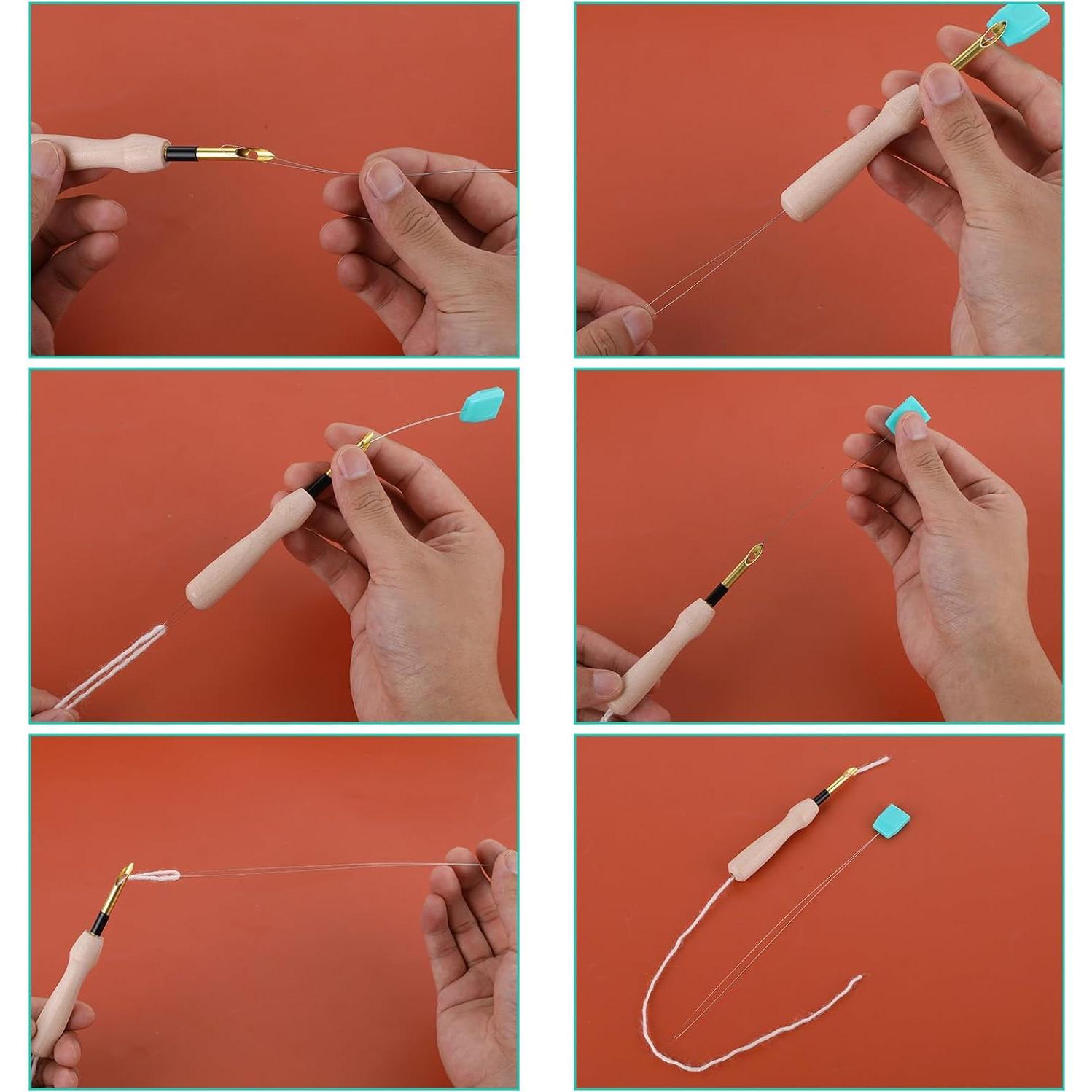 10 Enhebradores de Agujas 20 cm Psyqtsuary para Bordado