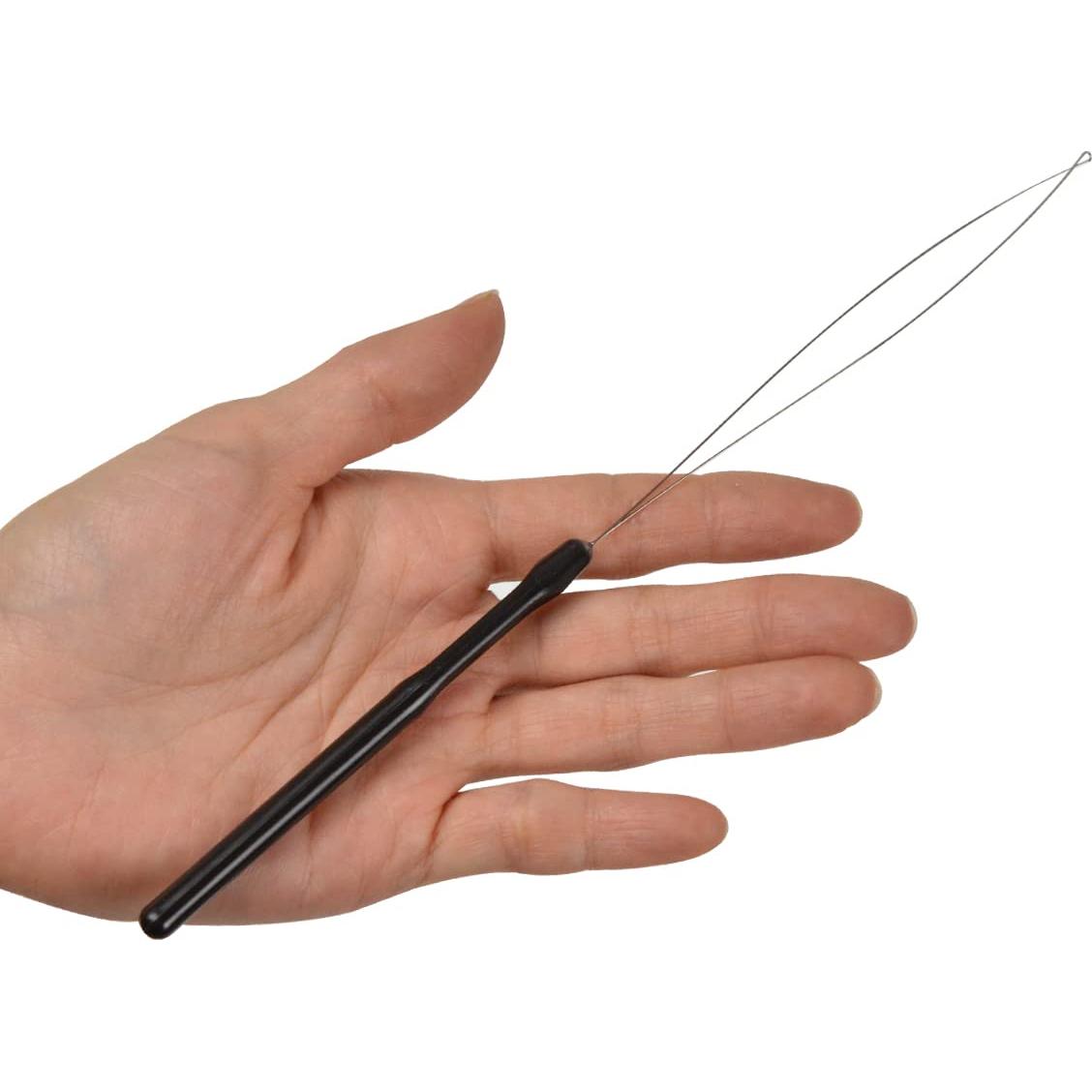 10 Piezas Herramienta de Aguja para Extensiones de Cabello BIYOUTE