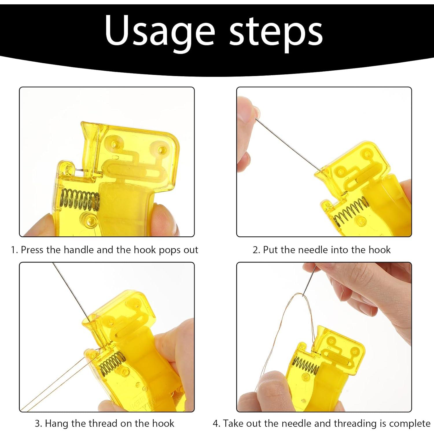 Oruola 12pcs Enhebradores de Agujas para Máquina de Coser