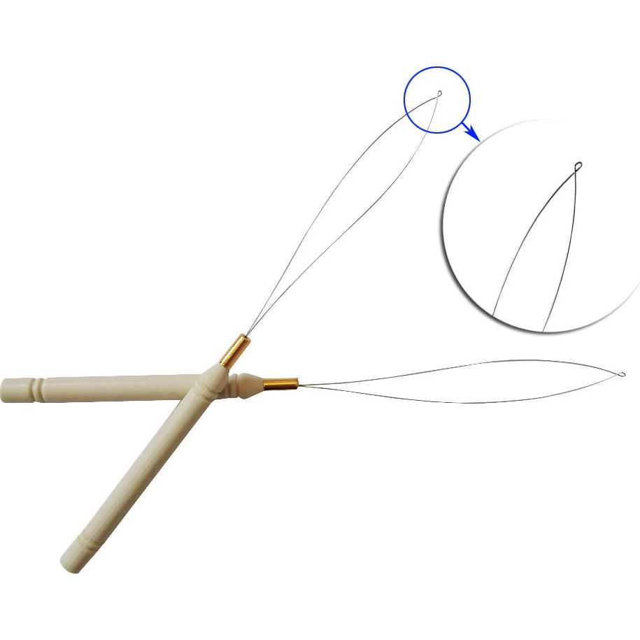 Juego de 6 Herramientas de Aguja para Extensiones de Cabello